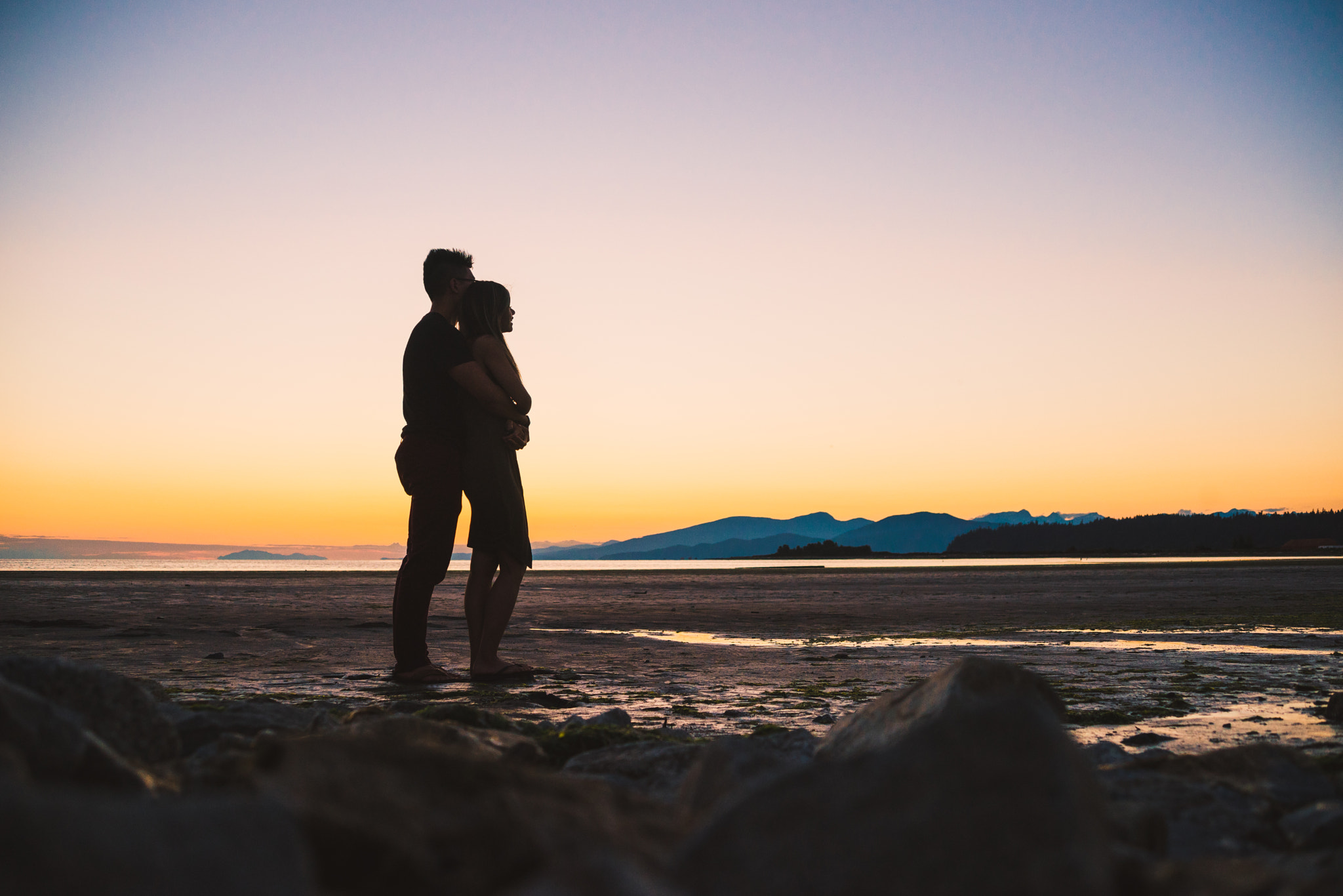Sony a7 + 35-70mm F4 sample photo. Couple in sunset photography