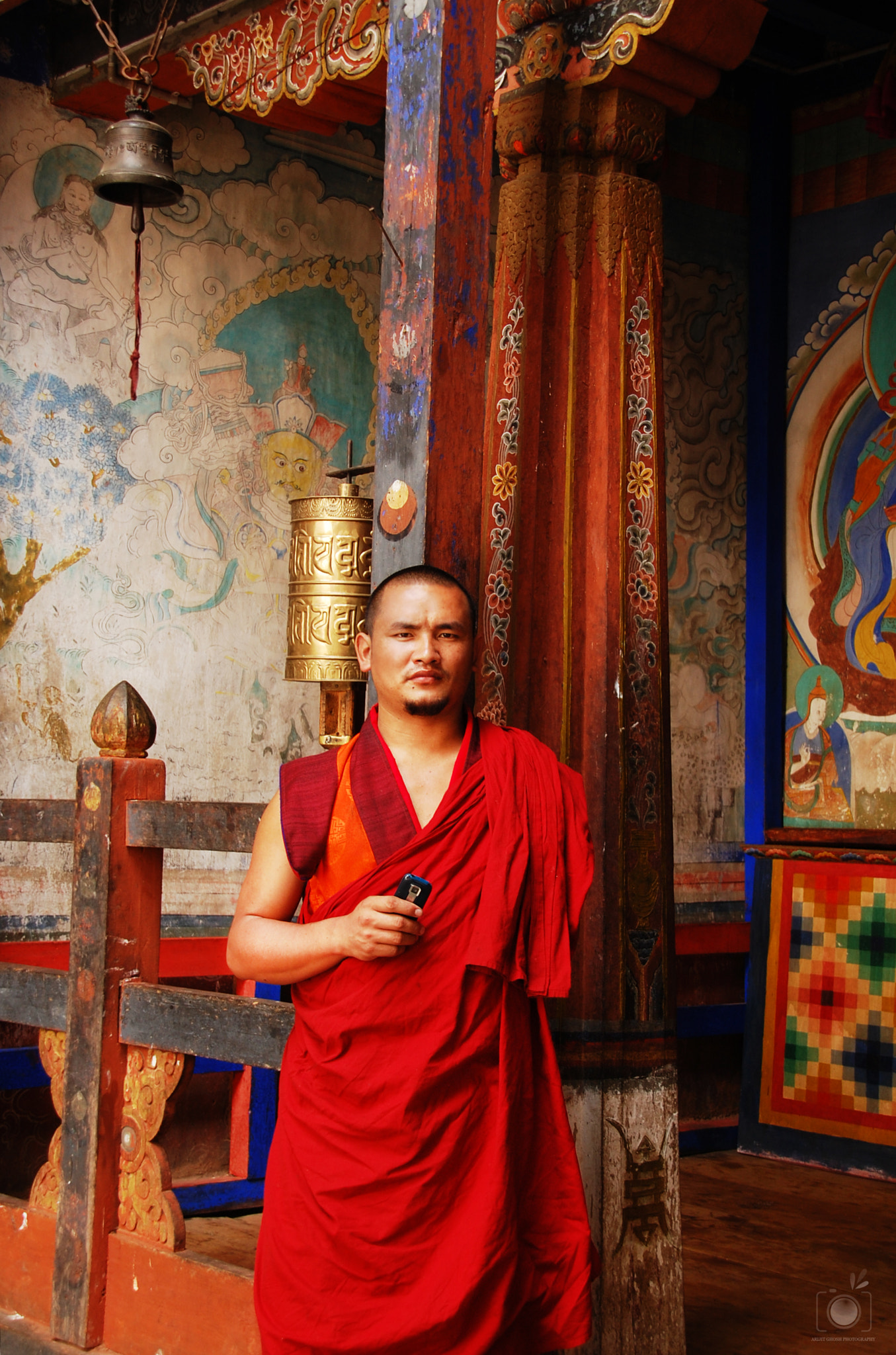 Sigma 18-200mm F3.5-6.3 DC OS HSM sample photo. The mobile monk... photography