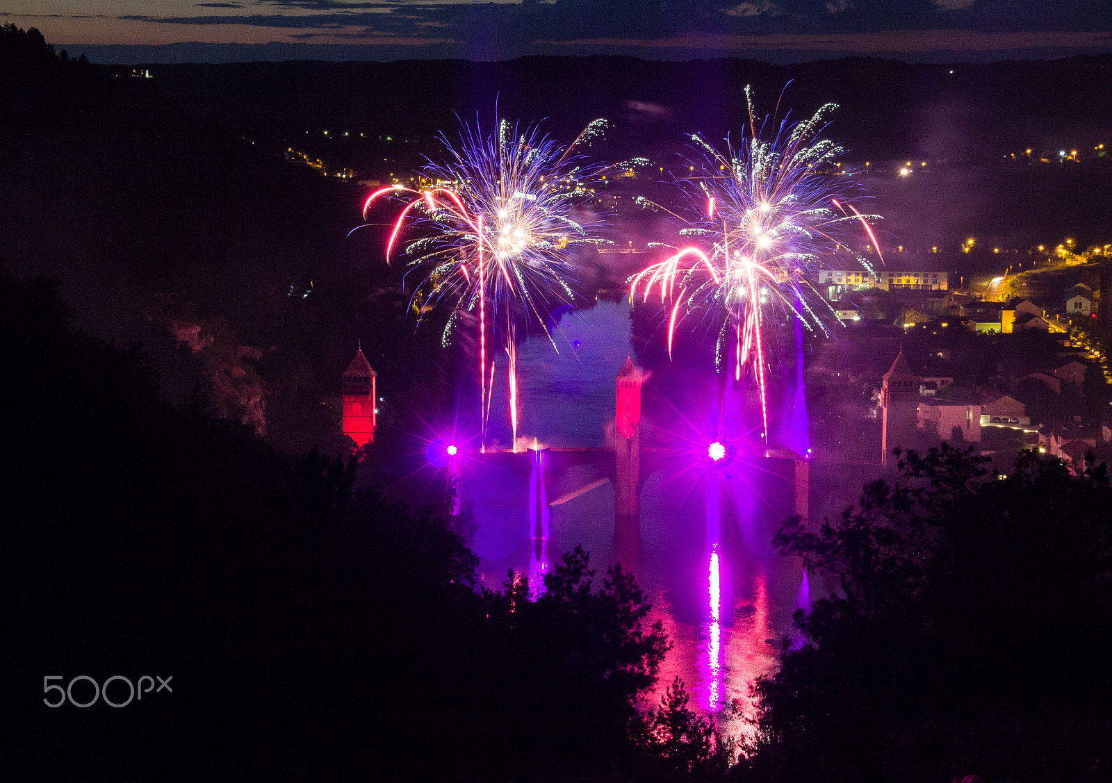 Sigma 18-200mm f/3.5-6.3 DC OS sample photo. Feu d'artifice - 13 juillet 2016 - cahors photography