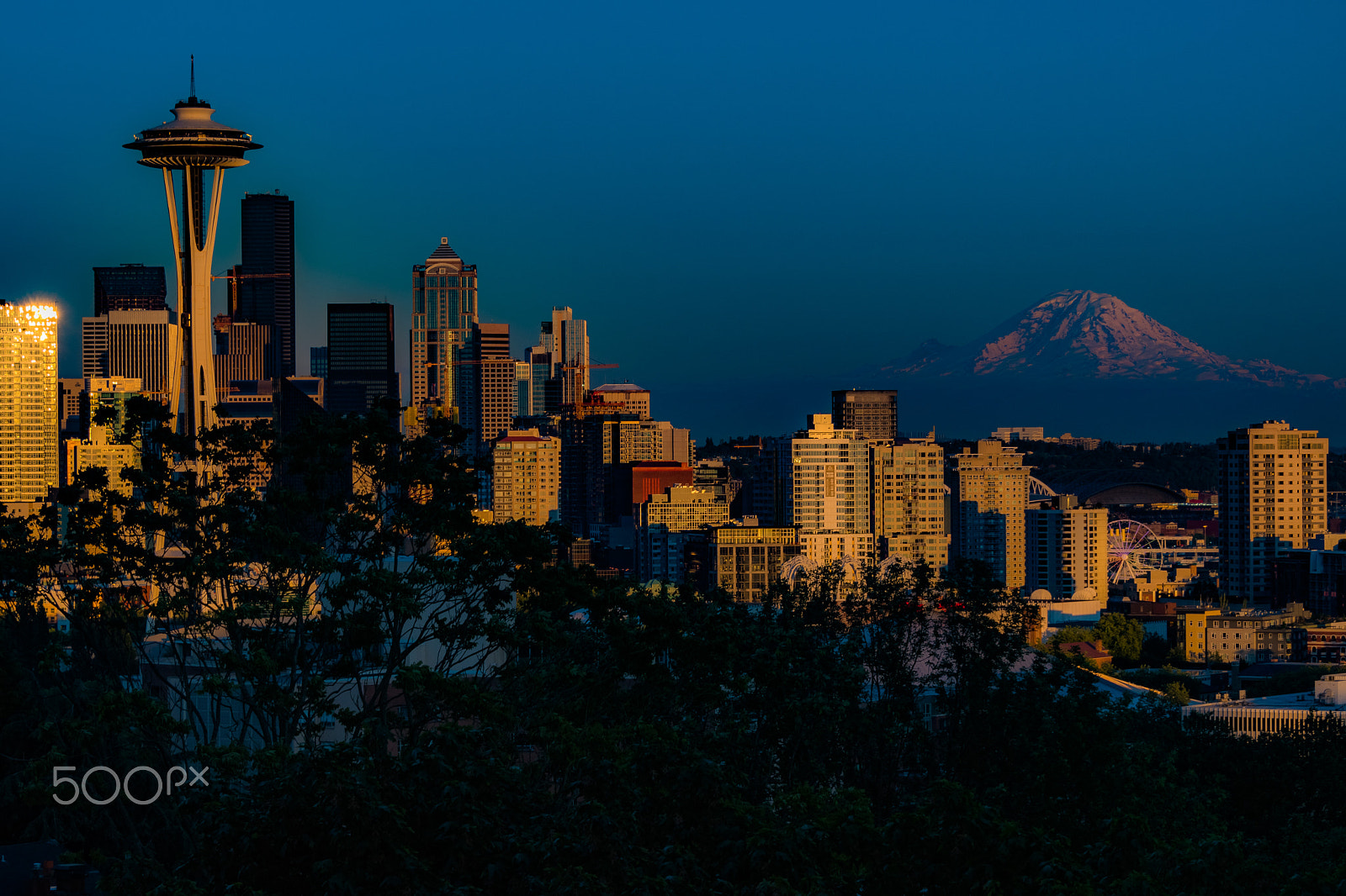 Nikon D500 sample photo. Summer sunset in seattle photography