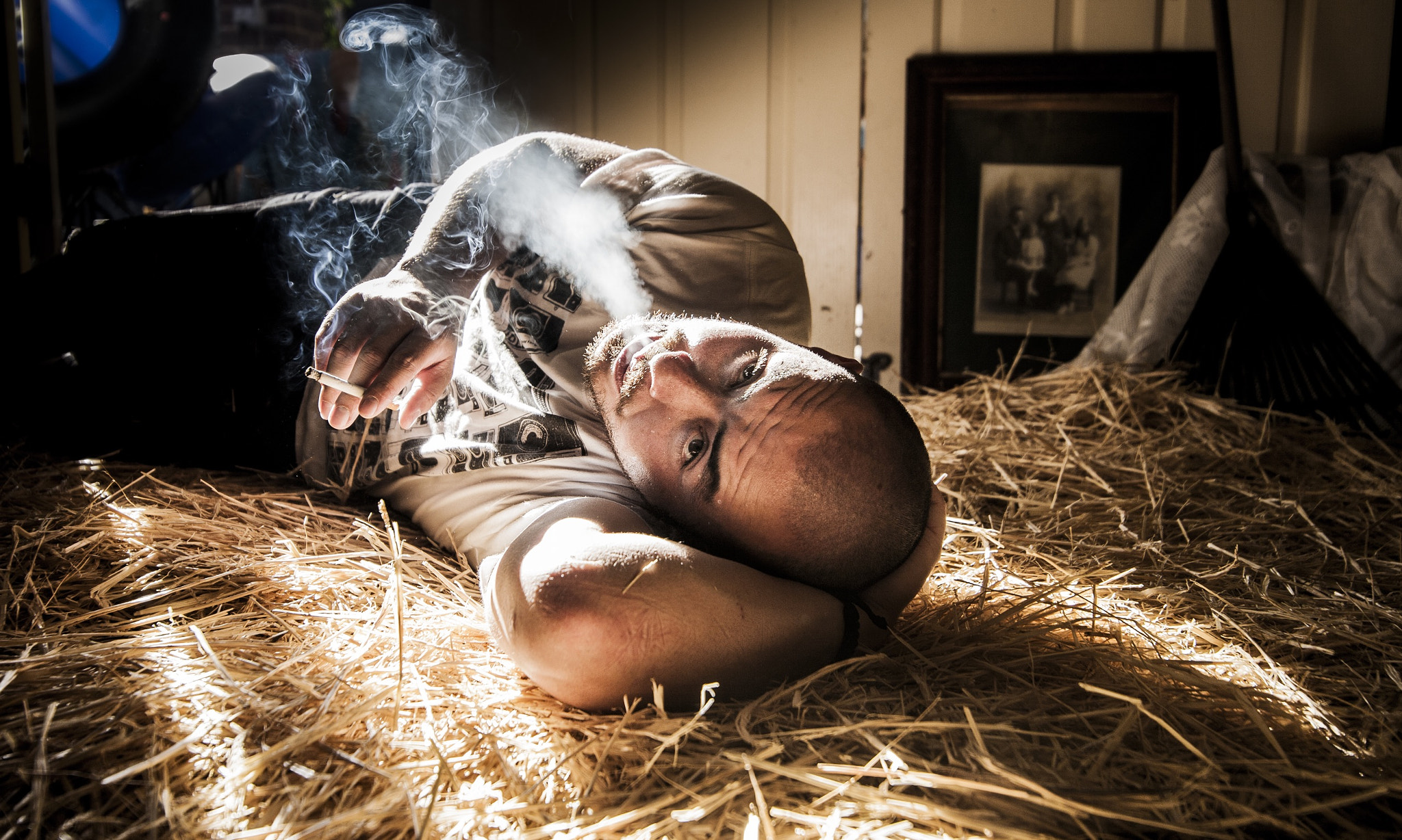 Canon EF-S 17-85mm F4-5.6 IS USM sample photo. The smoker photography
