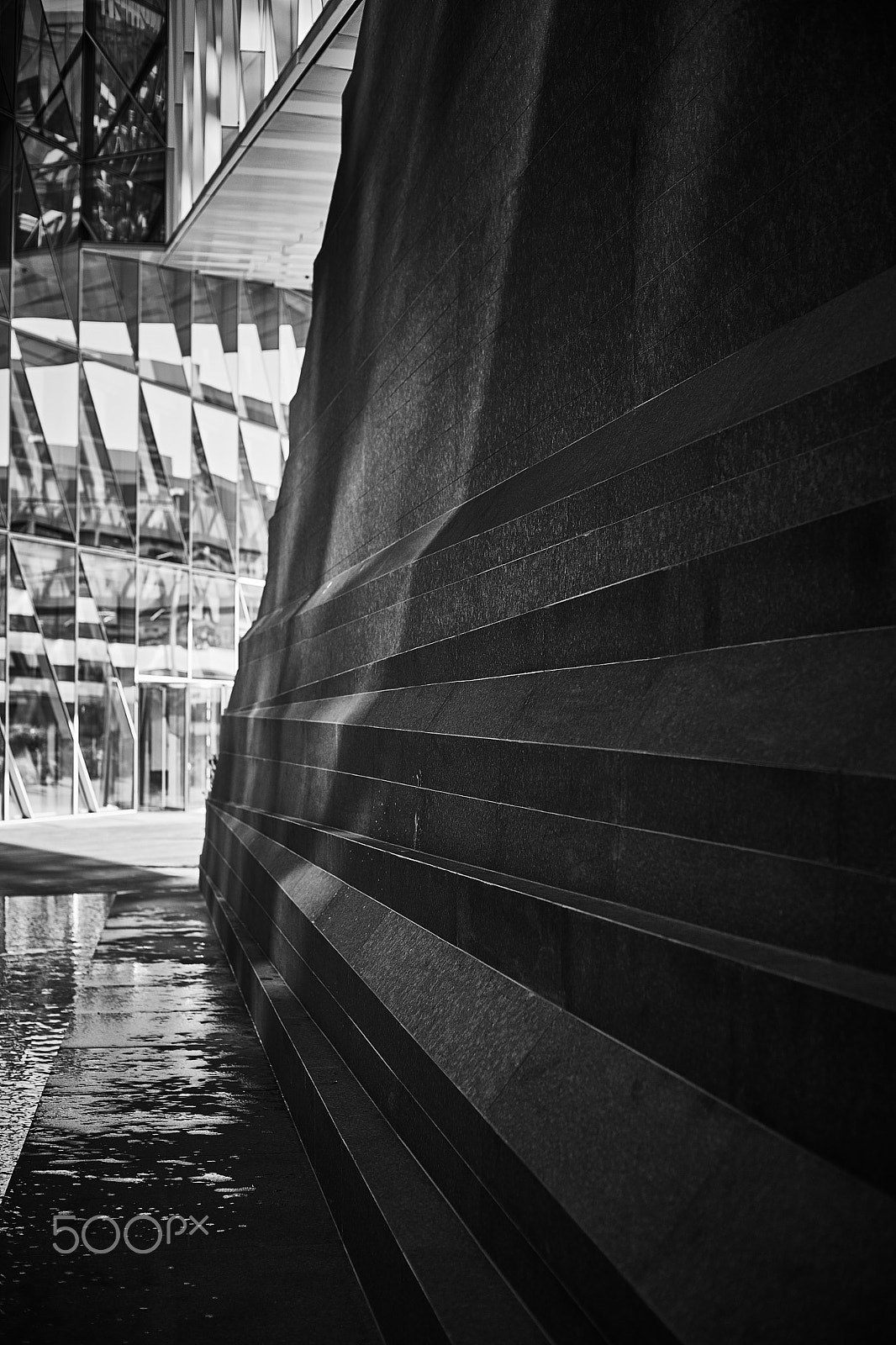 Minolta AF 50mm F1.4 [New] sample photo. Triangles & water photography