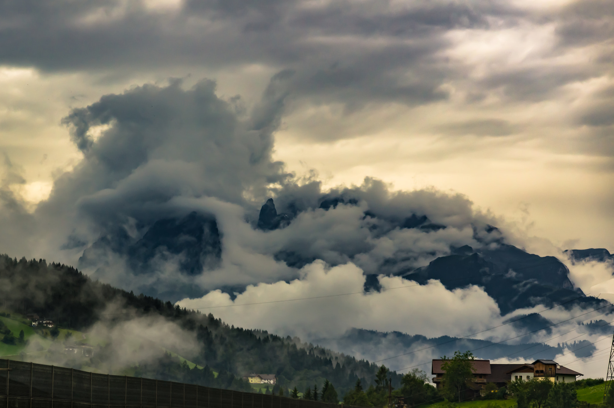 Sony SLT-A55 (SLT-A55V) + Sigma 17-70mm F2.8-4 DC Macro HSM sample photo. Austrian highway view ii photography