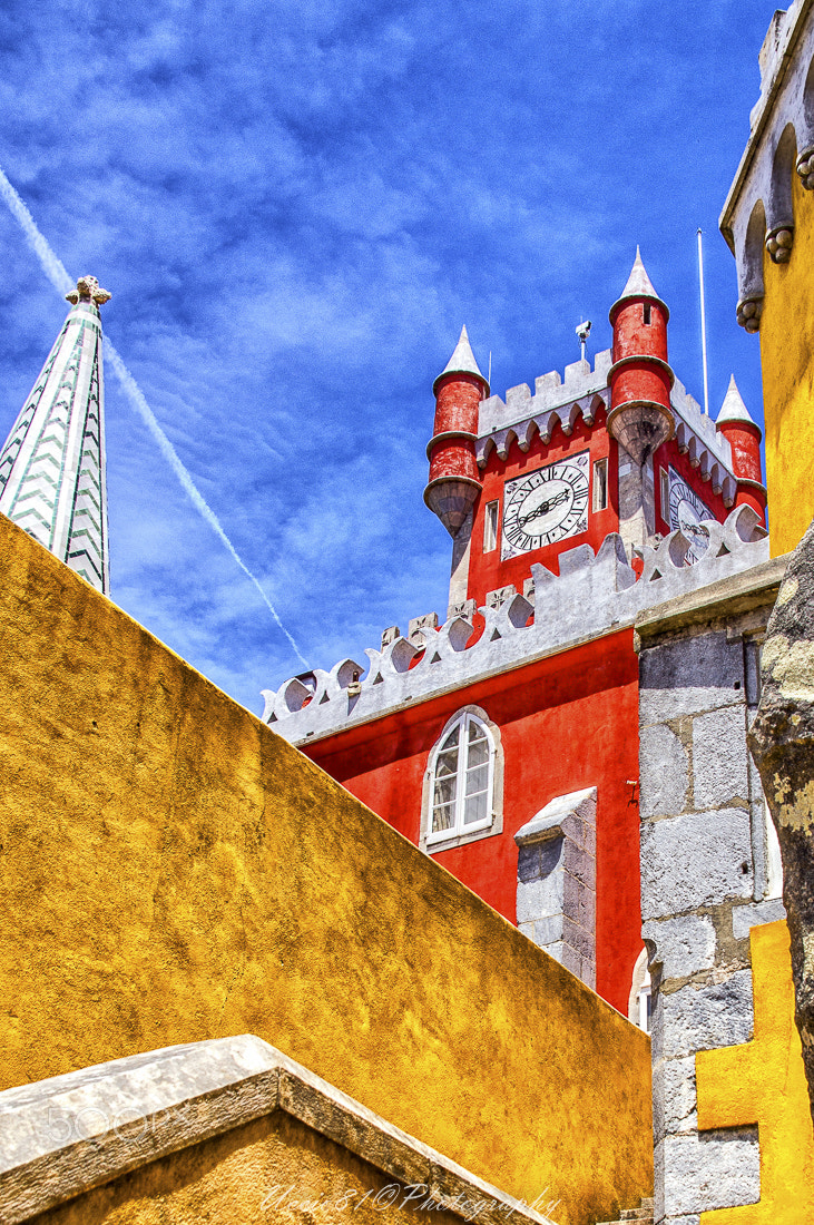 Sony Alpha DSLR-A580 + Sigma DC 18-125mm F4-5,6 D sample photo. Sintra palacio de la pena details photography