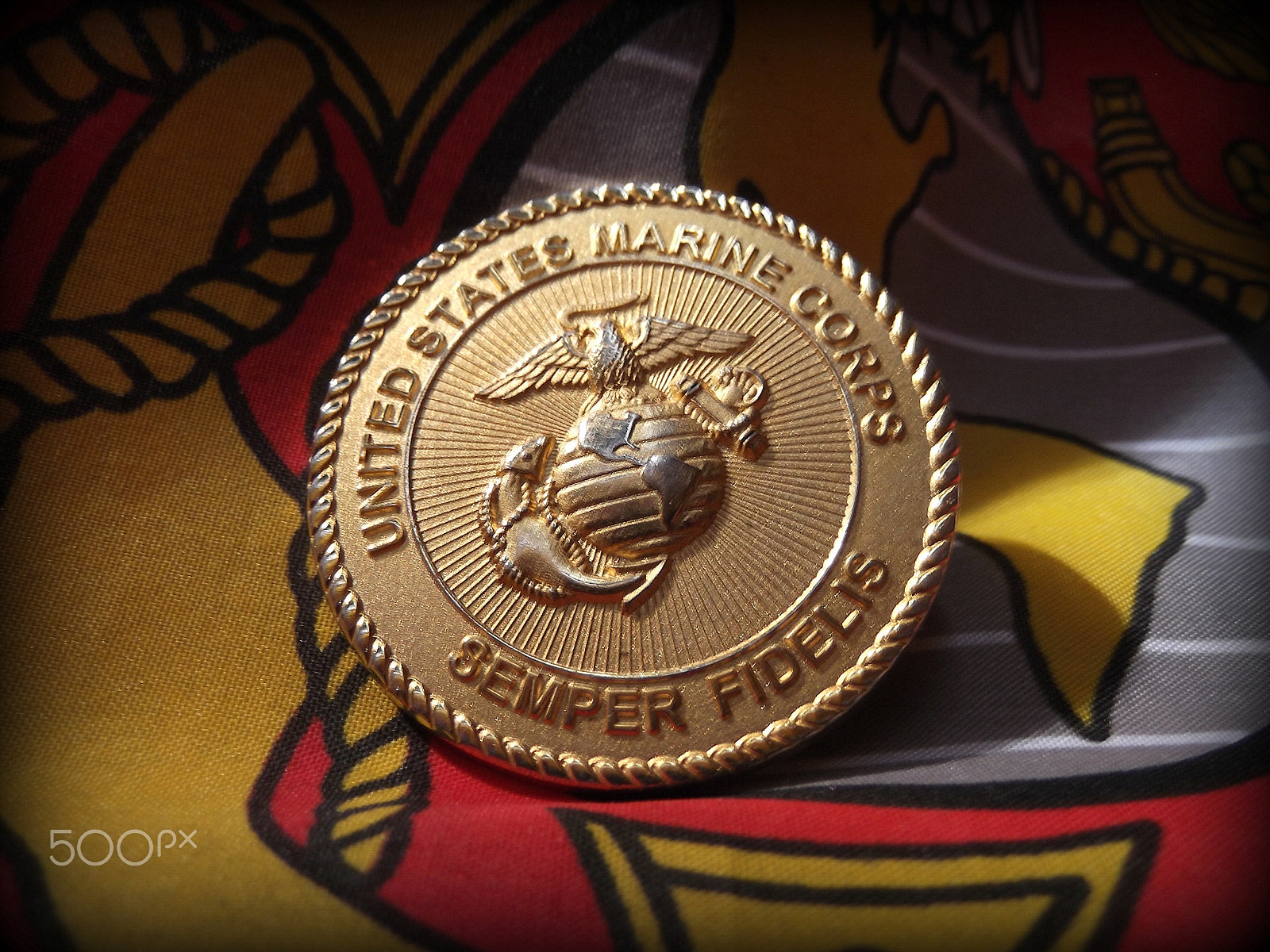 Fujifilm FinePix T310 sample photo. Usmc challenge coin photography