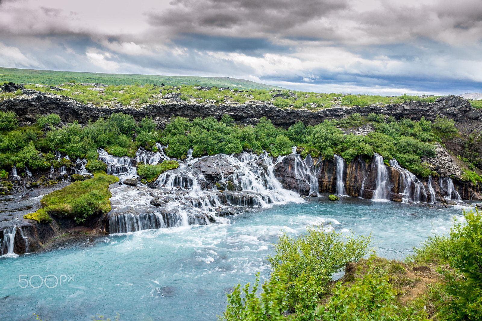 Nikon D3100 sample photo. Barnafoss photography