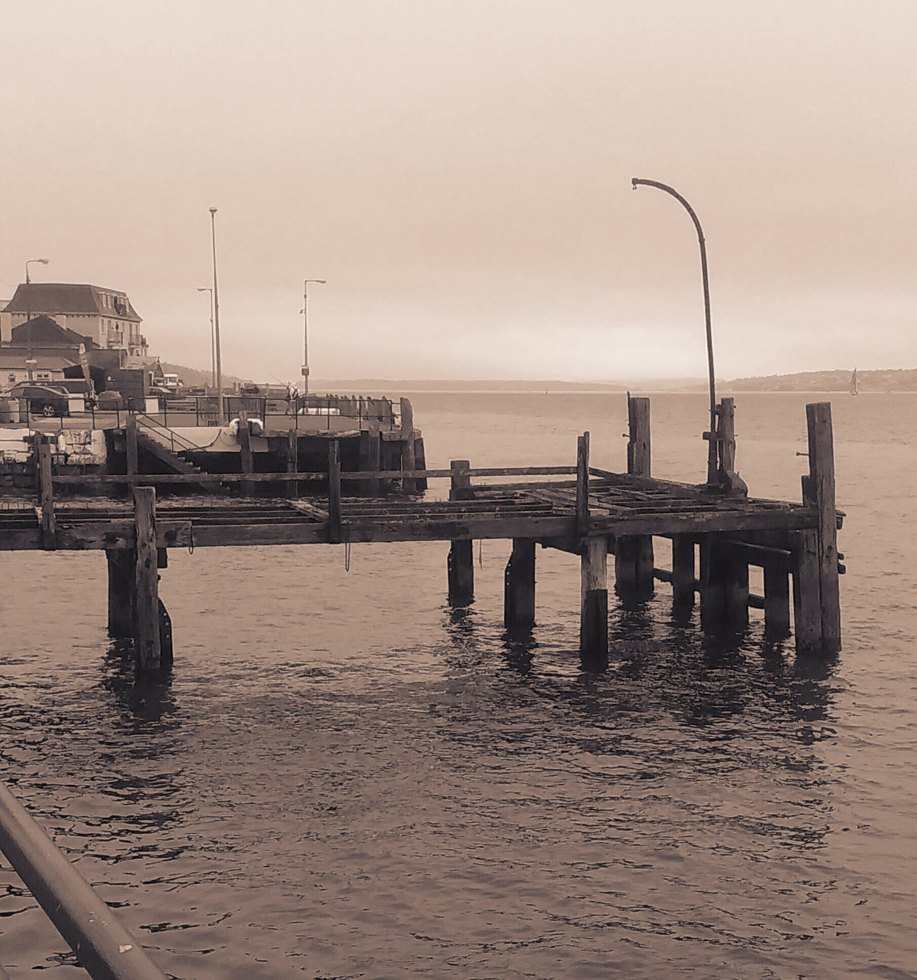 HTC DESIRE 620 sample photo. Still standing, last port of call for the titanic photography