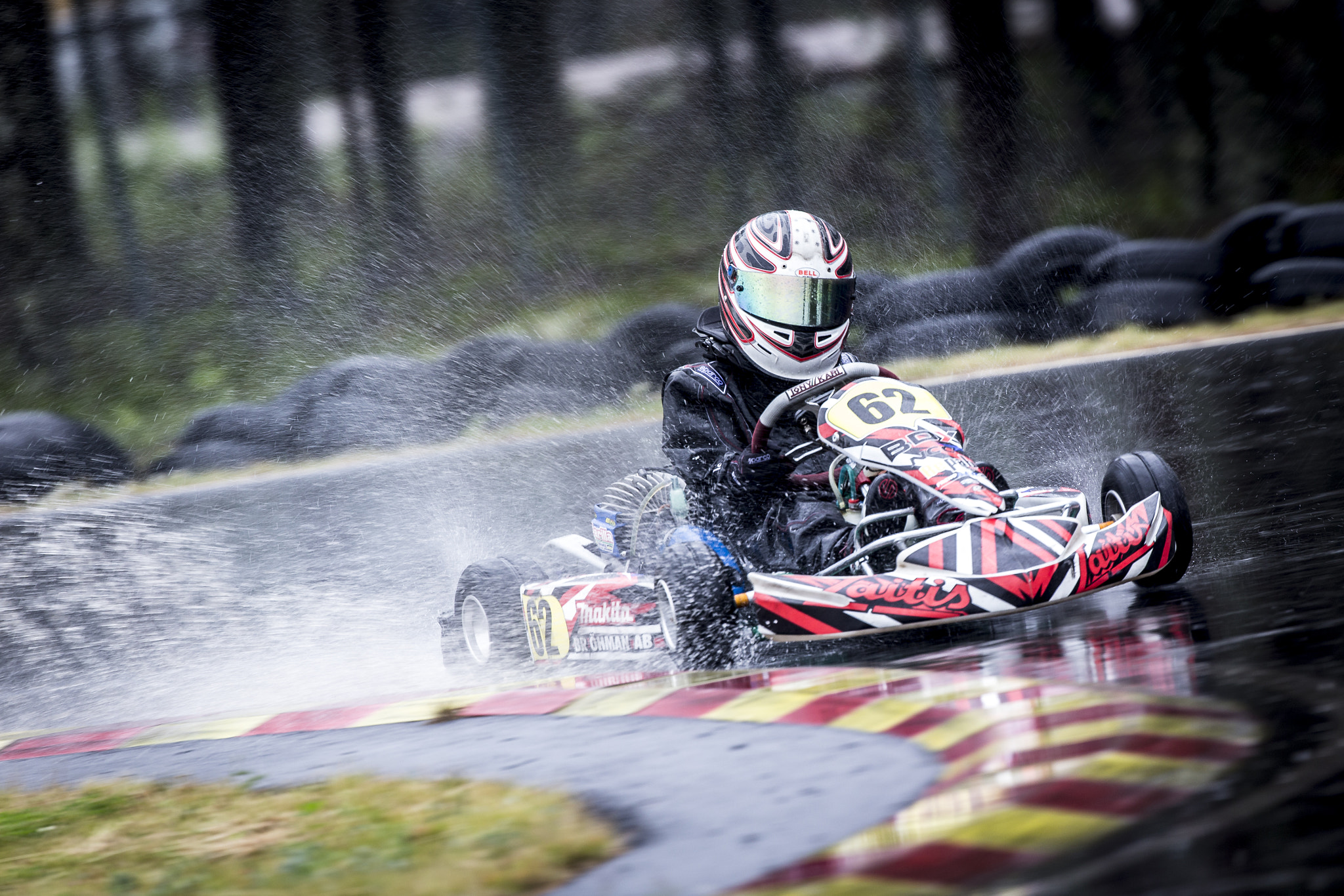 Canon EF 200-400mm F4L IS USM Extender 1.4x sample photo. Raining kart photography