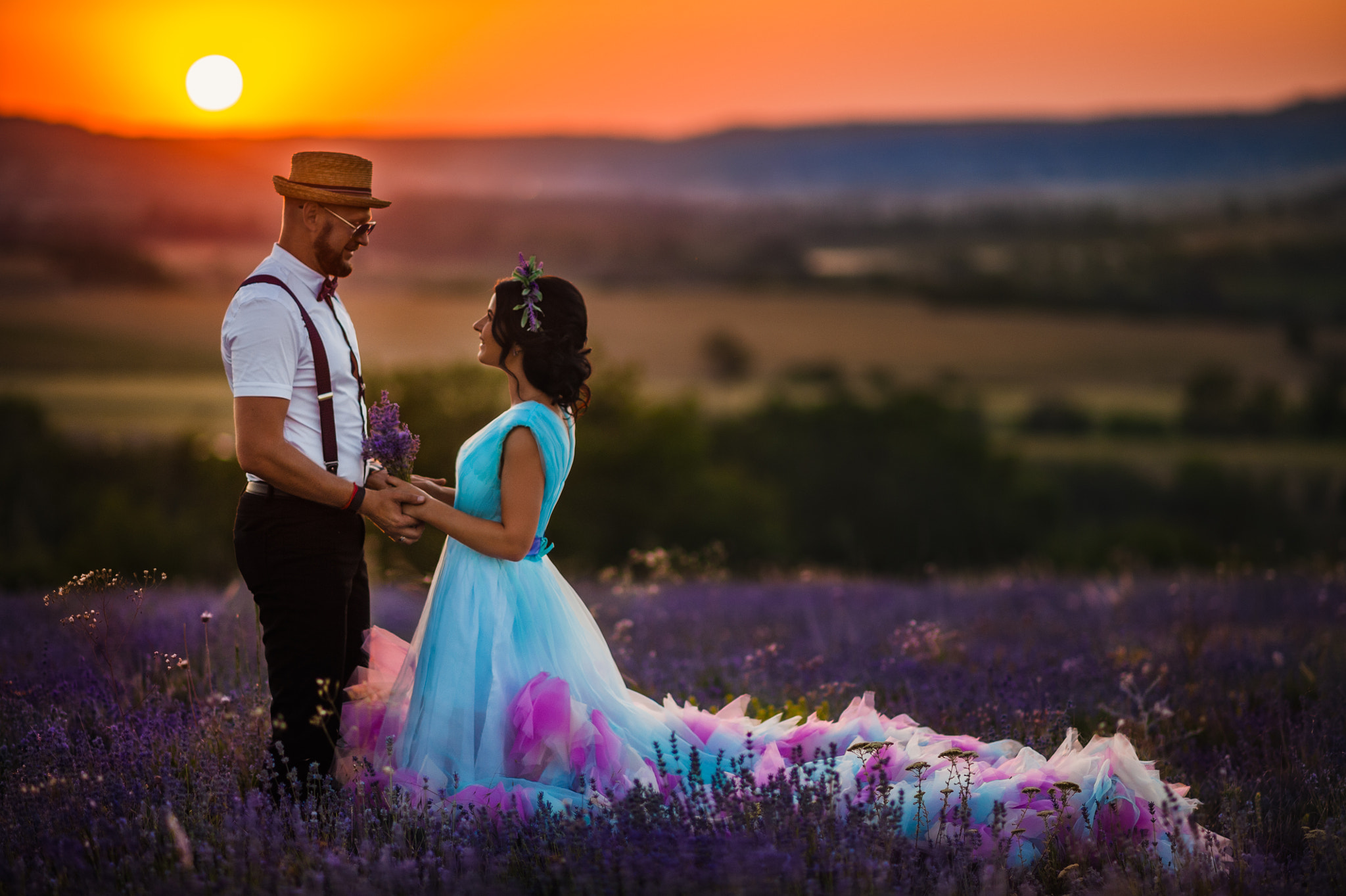 Nikon D700 + AF DC-Nikkor 135mm f/2D sample photo. Lavender paradise photography