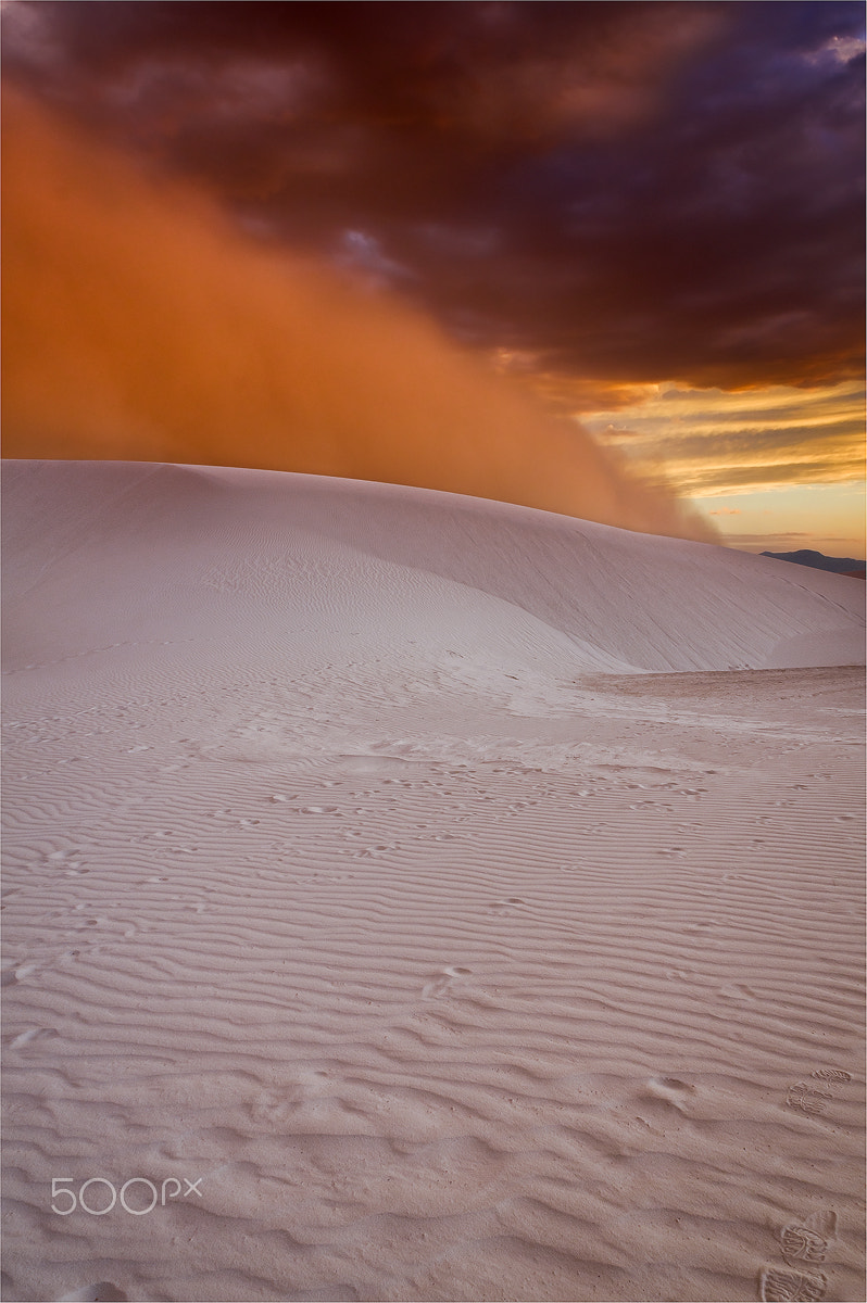 Sony SLT-A55 (SLT-A55V) sample photo. Sandstorm photography