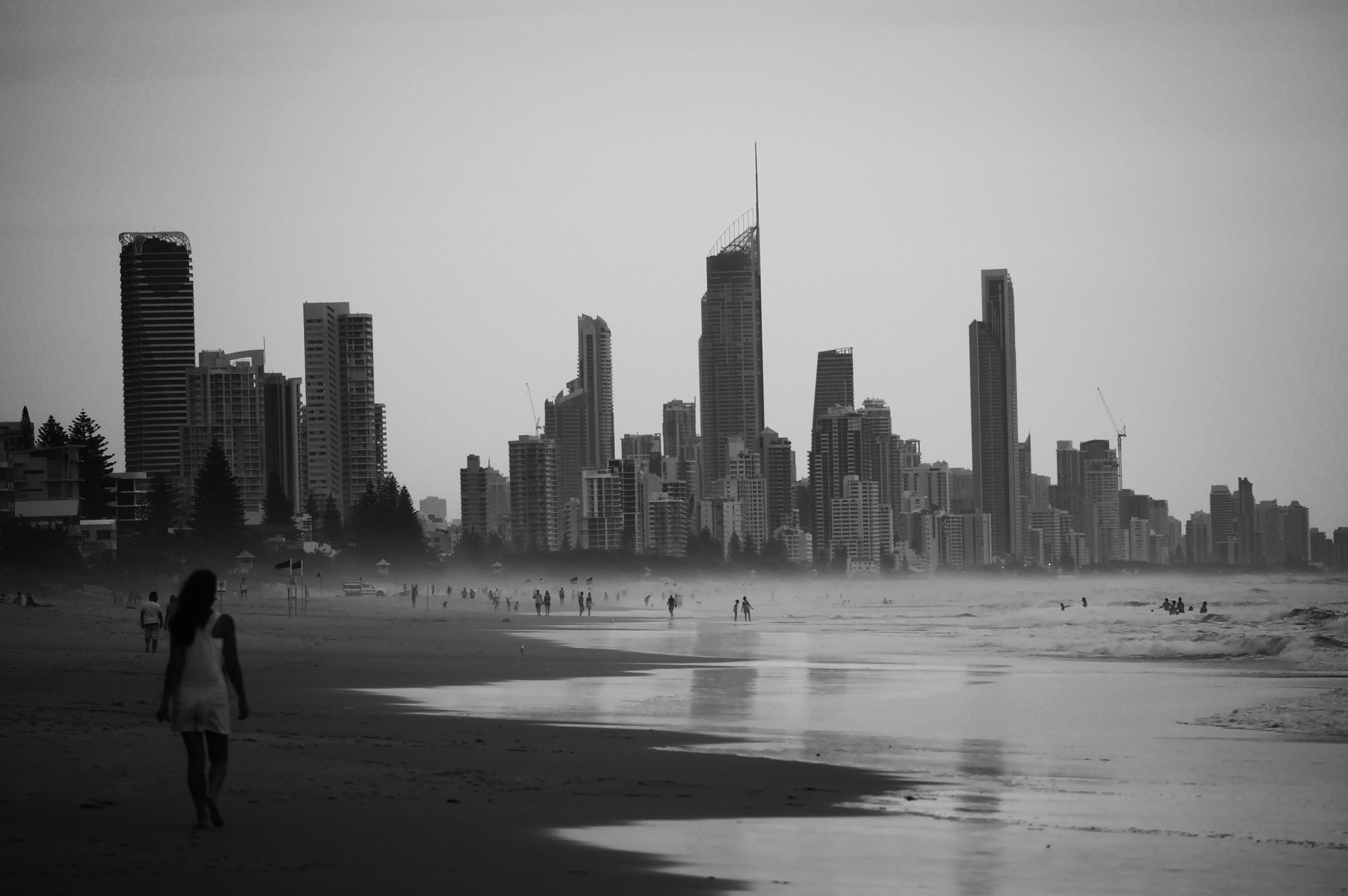 Panasonic Lumix DMC-GF6 sample photo. Surfer's paradise from far away photography