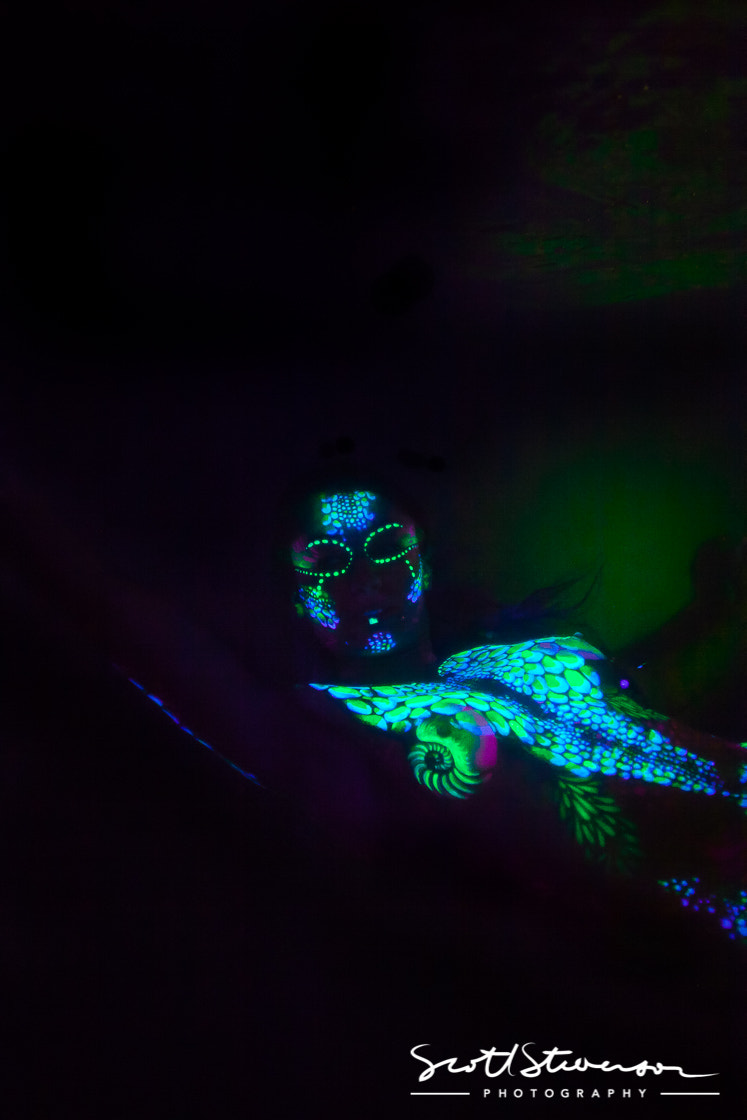 Canon EF 16-35mm F2.8L II USM sample photo. Underwater glow photography