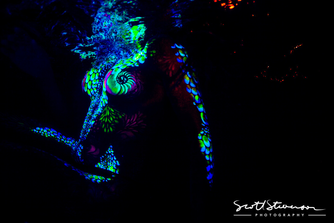 Canon EF 16-35mm F2.8L II USM sample photo. Underwater glow photography