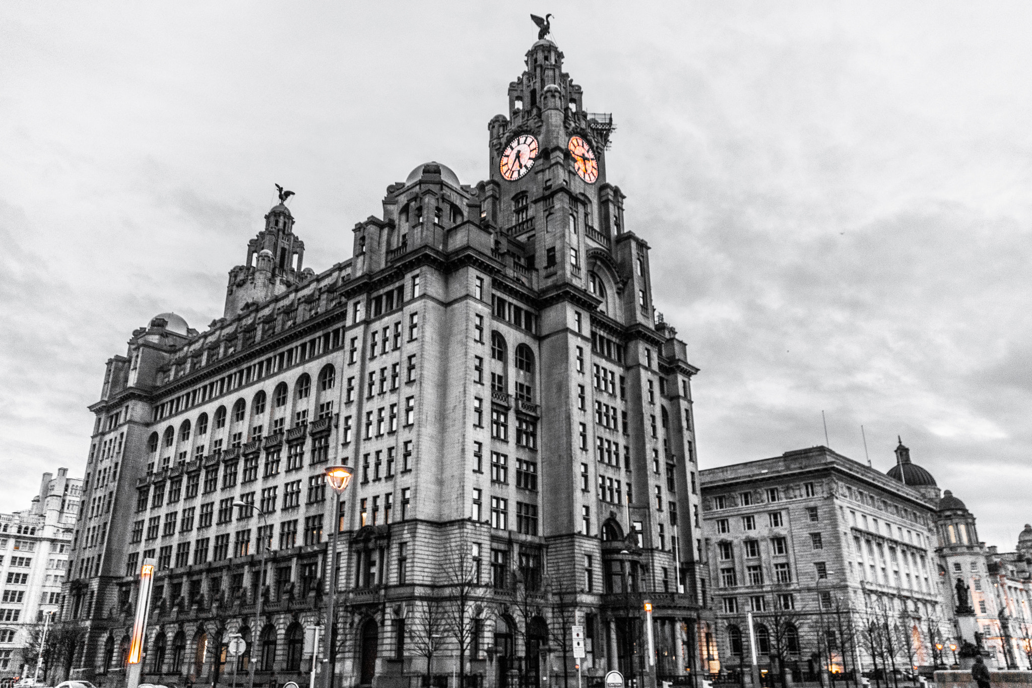 Sony SLT-A77 + Tamron 18-270mm F3.5-6.3 Di II PZD sample photo. Liver building photography