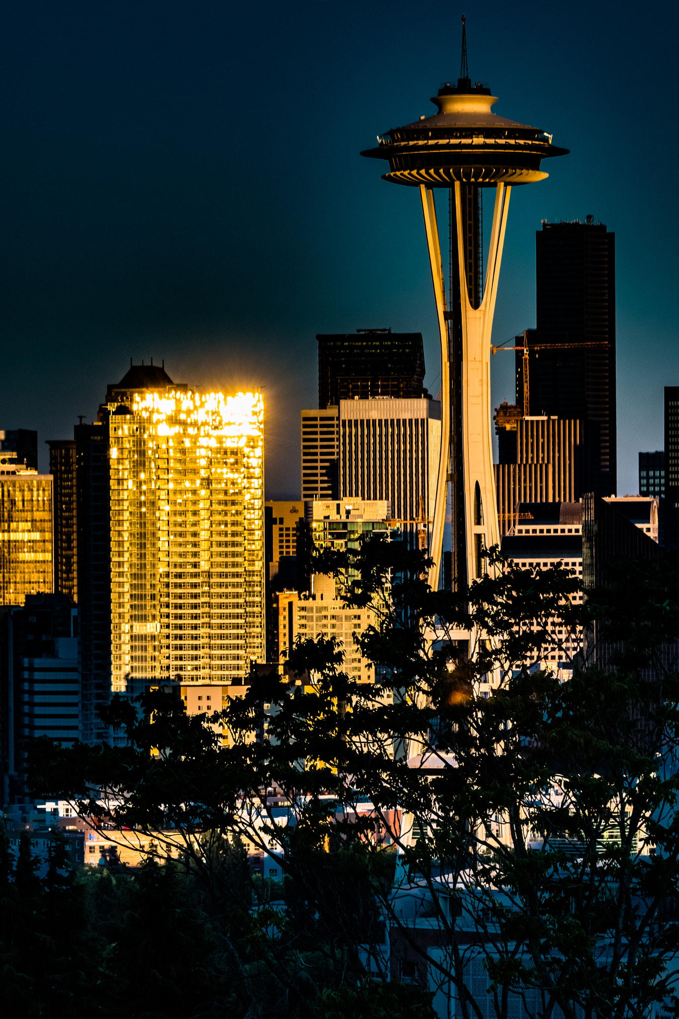 Nikon D500 sample photo. Space needle @ sunset photography