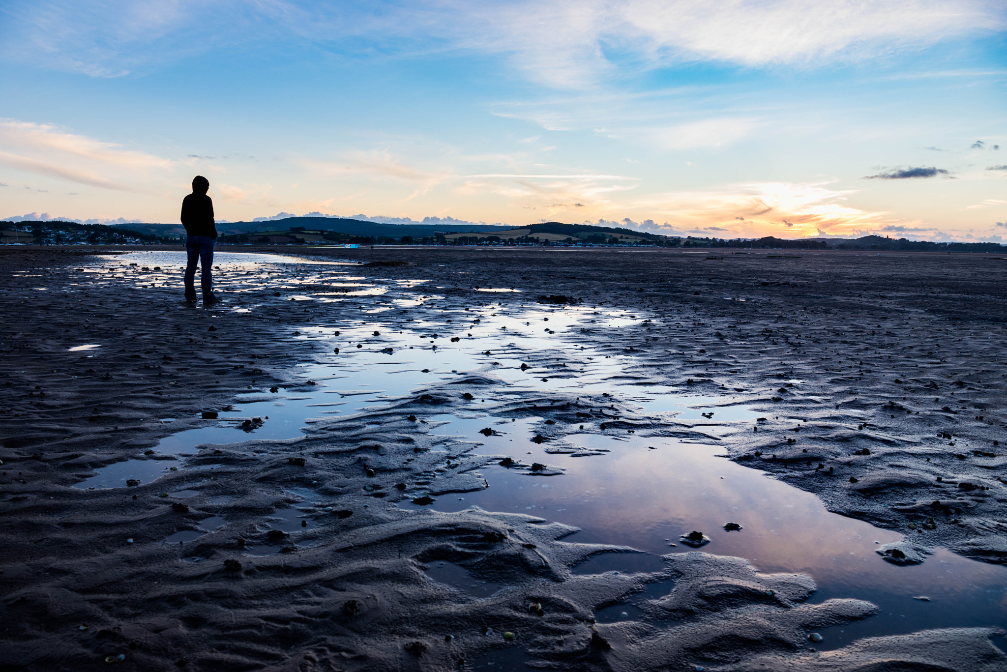 Nikon AF-S Nikkor 24-70mm F2.8E ED VR sample photo. Low tide loner photography