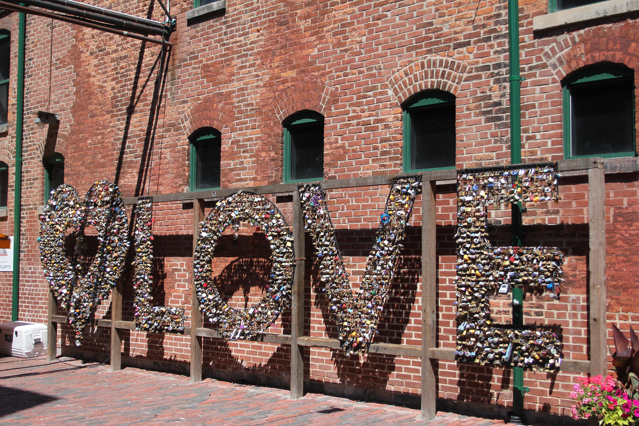 Canon EF-S 18-55mm F3.5-5.6 II sample photo. Locks of love photography