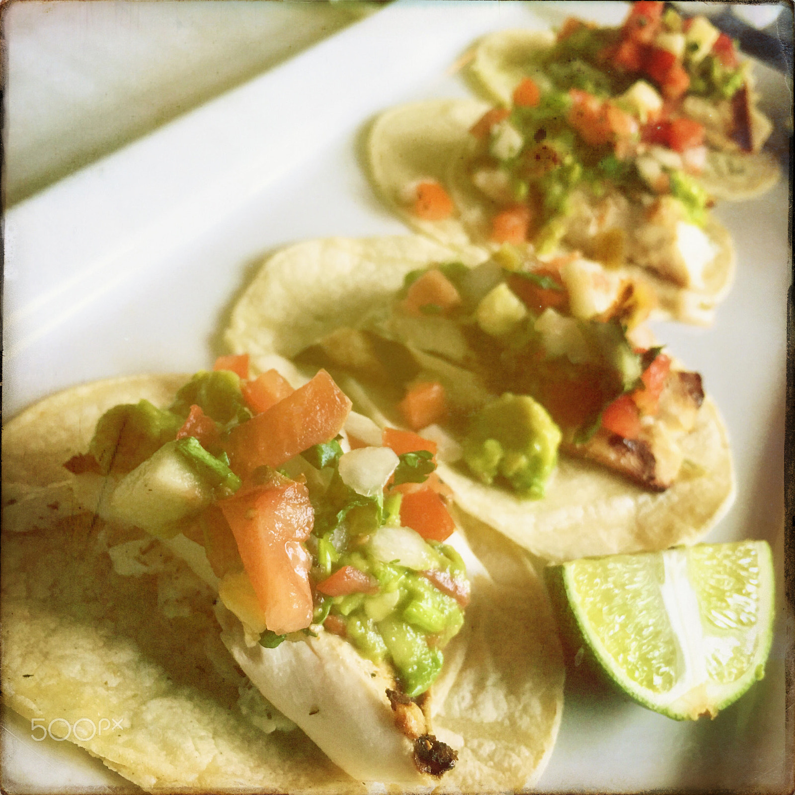 Hipstamatic 314 sample photo. Taco plate photography