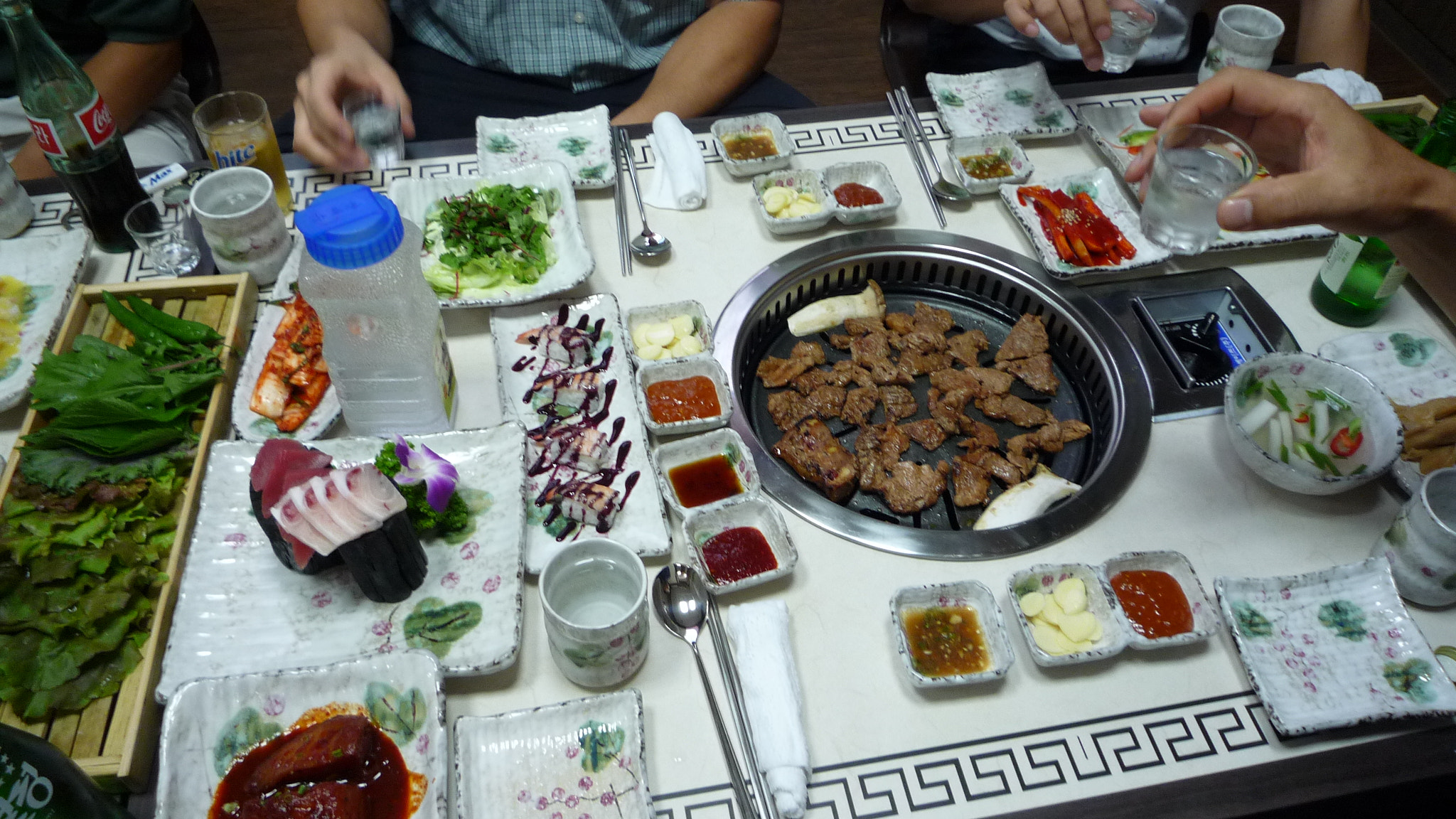 Panasonic DMC-FX520 sample photo. Korean barbecue photography