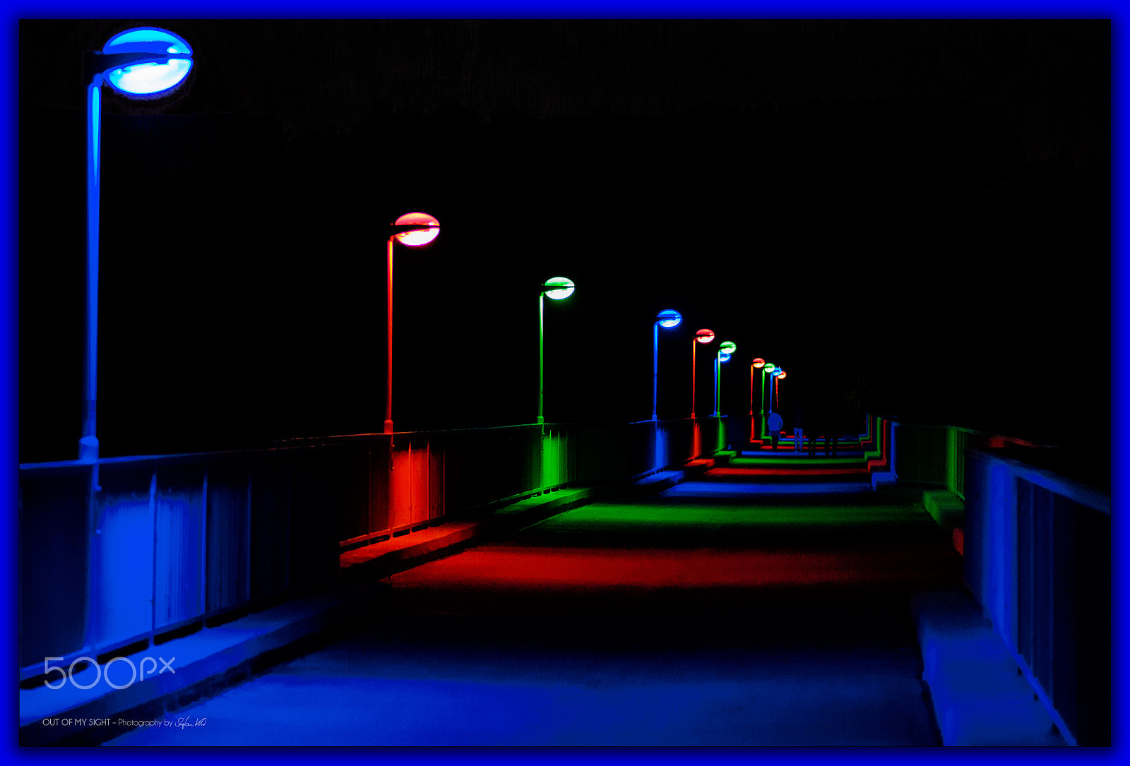Sigma 105mm F2.8 EX DG Macro sample photo. - bridge lights - photography