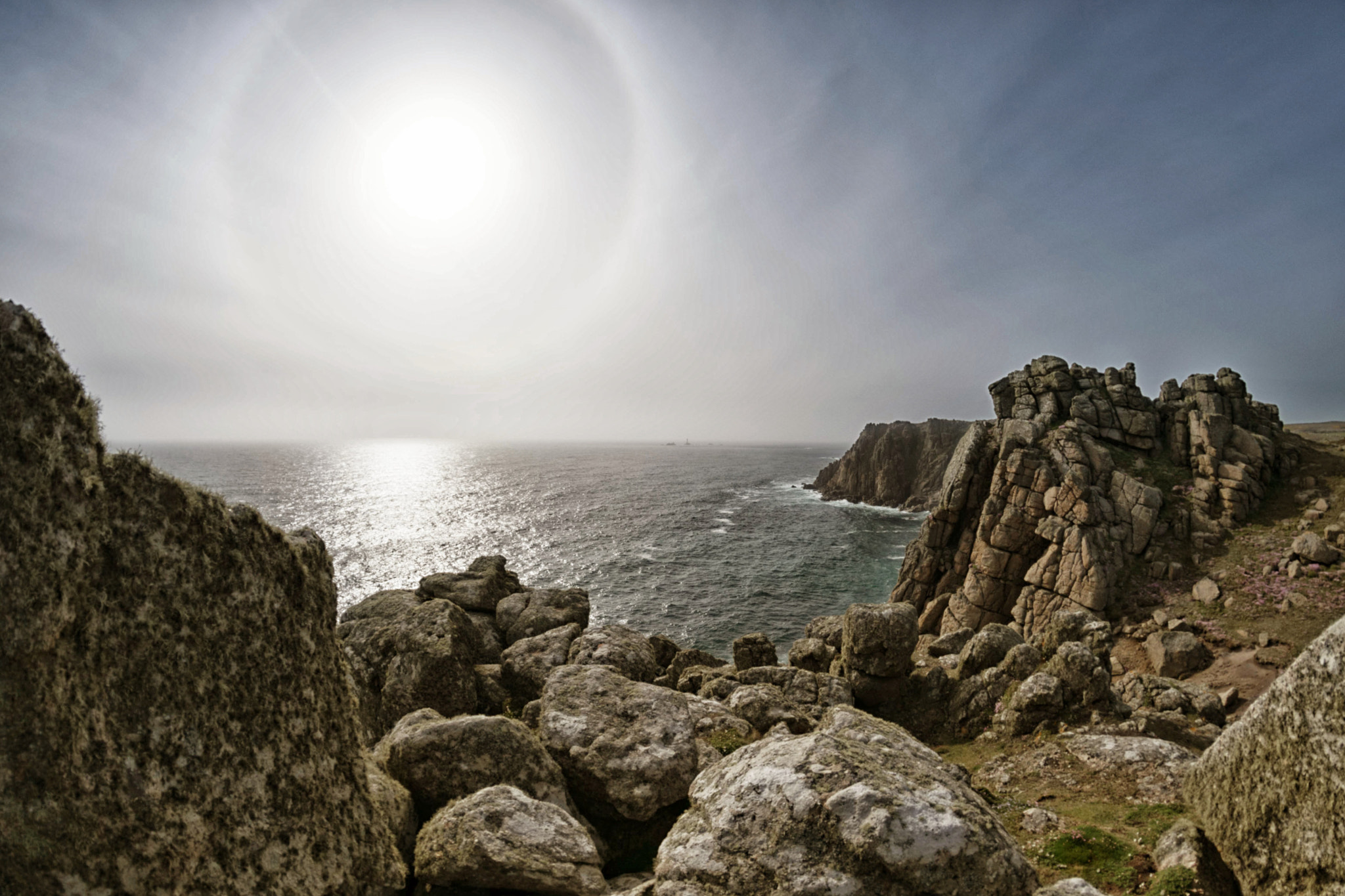 Nikon D5300 + Samyang 8mm F3.5 Aspherical IF MC Fisheye sample photo. Land's end photography