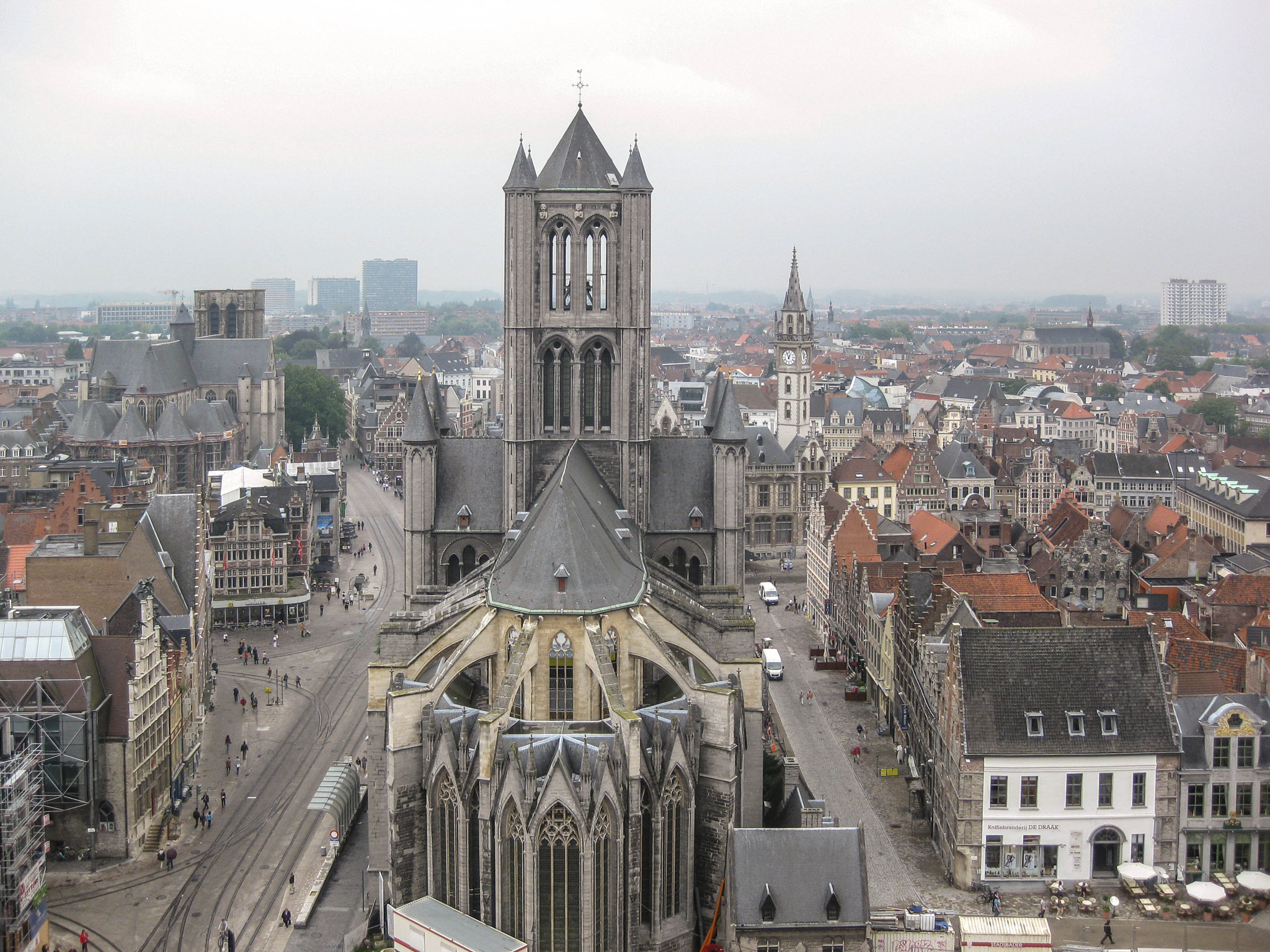 Canon PowerShot SD790 IS (Digital IXUS 90 IS / IXY Digital 95 IS) sample photo. Gent (belgium) - panorama view photography