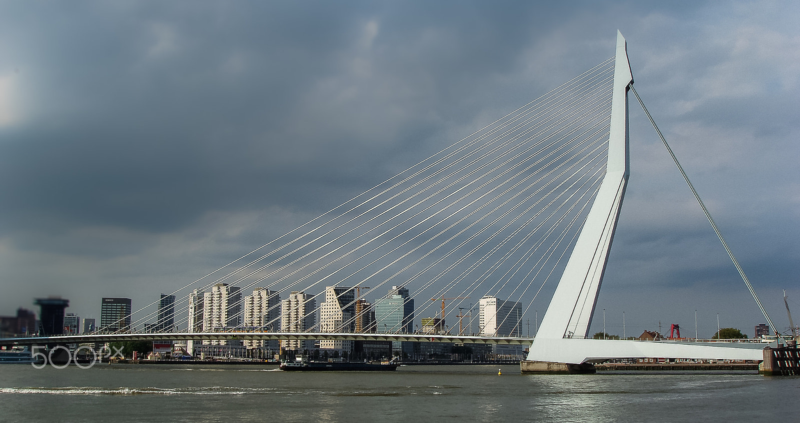 Olympus X-3,C-60Z sample photo. Erasmusbrug photography