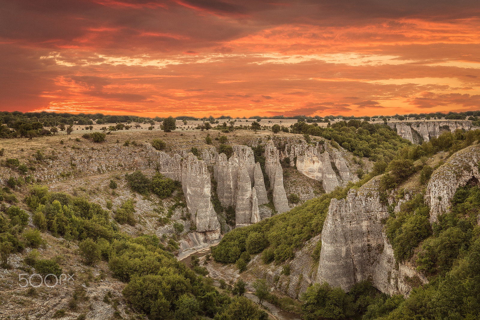 Canon EF 24-85mm F3.5-4.5 USM sample photo. Stone and fire photography