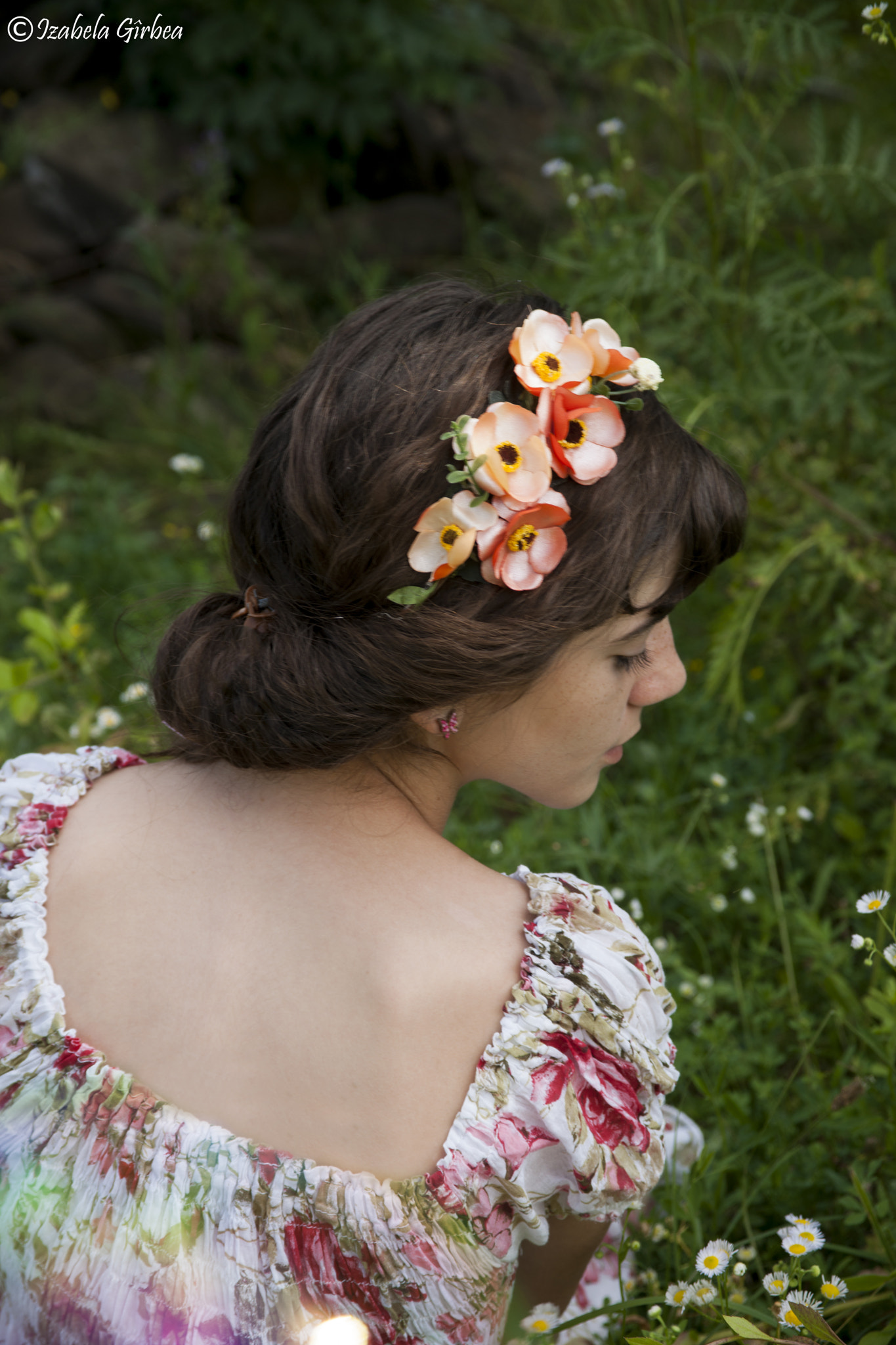Sigma 17-70mm F2.8-4.5 (D) sample photo. The flower girl photography
