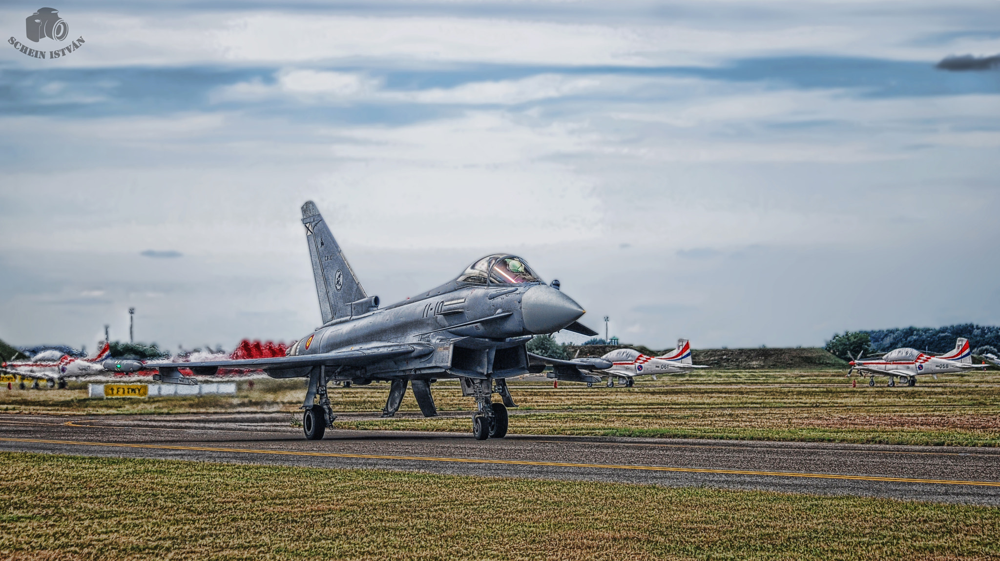 Nikon D40X sample photo. Eurofighter typhoon photography