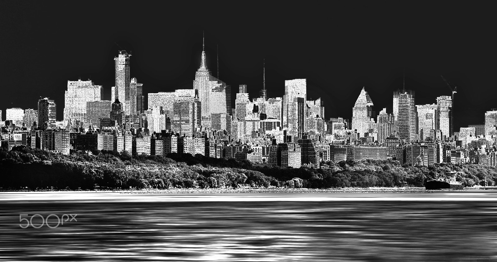 AF Zoom-Nikkor 35-70mm f/2.8D N sample photo. Nyc skyline photography