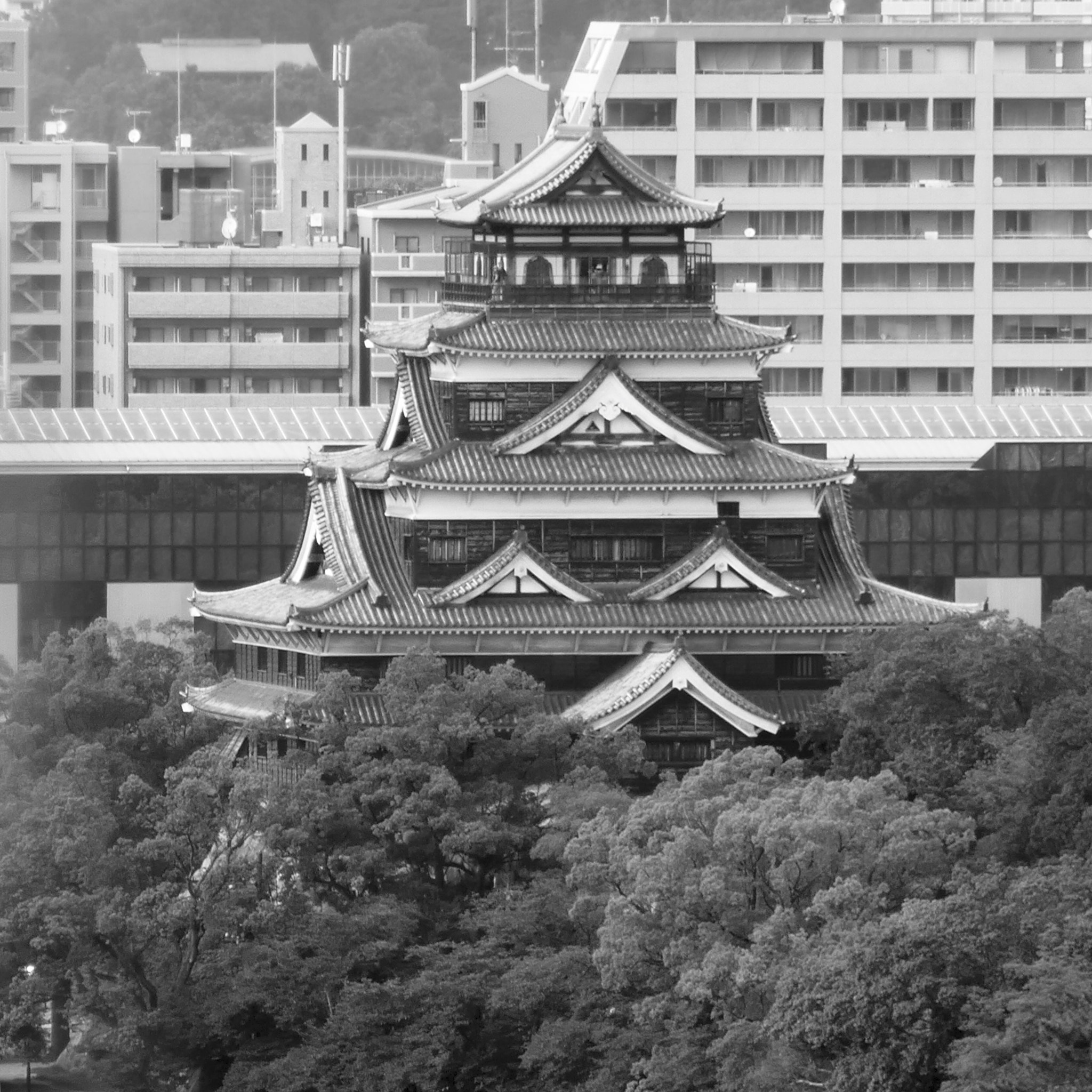 Panasonic DMC-TX1 sample photo. 広島城 hiroshima castle photography