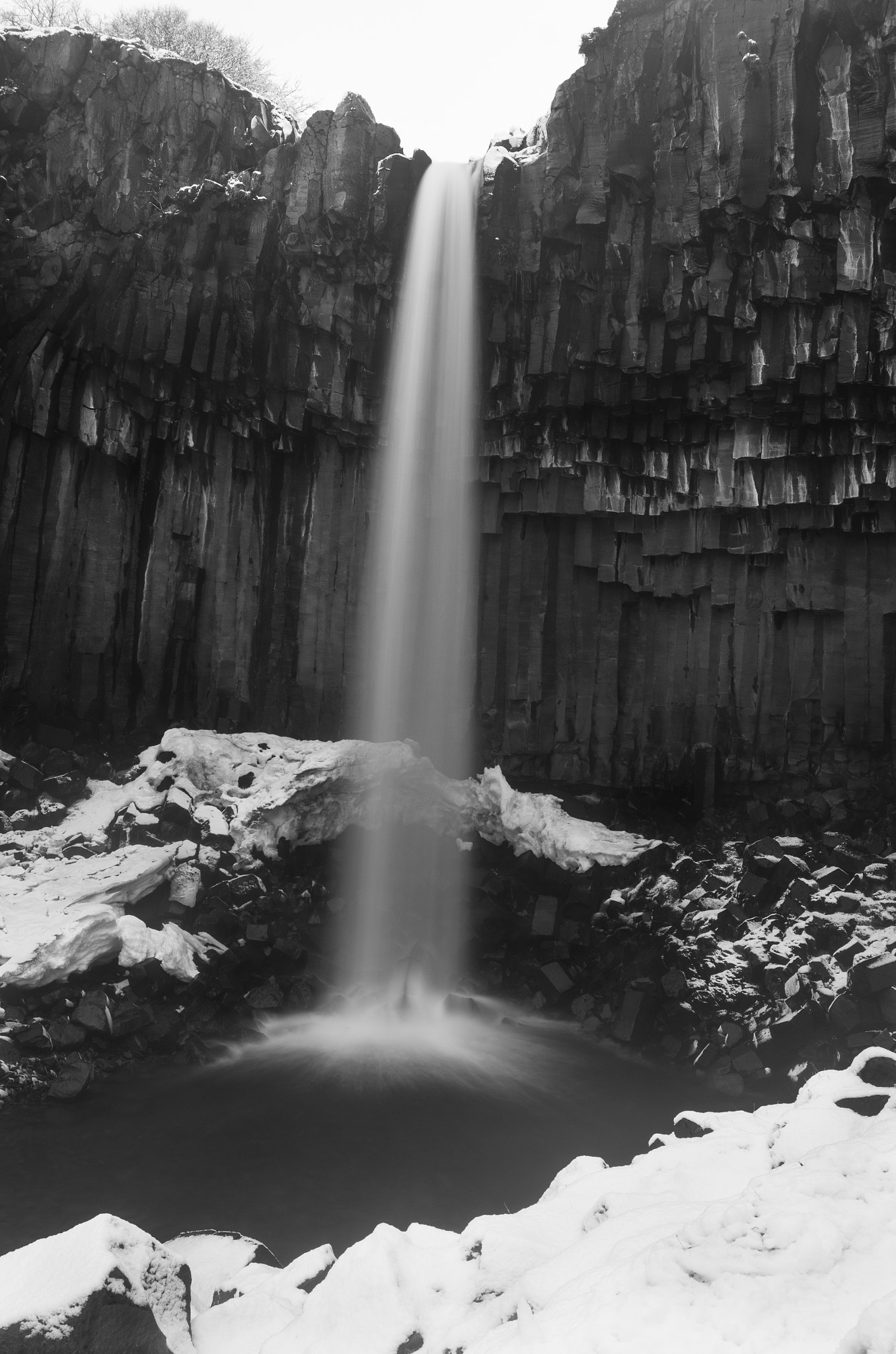 Pentax K-5 sample photo. Svartifoss photography