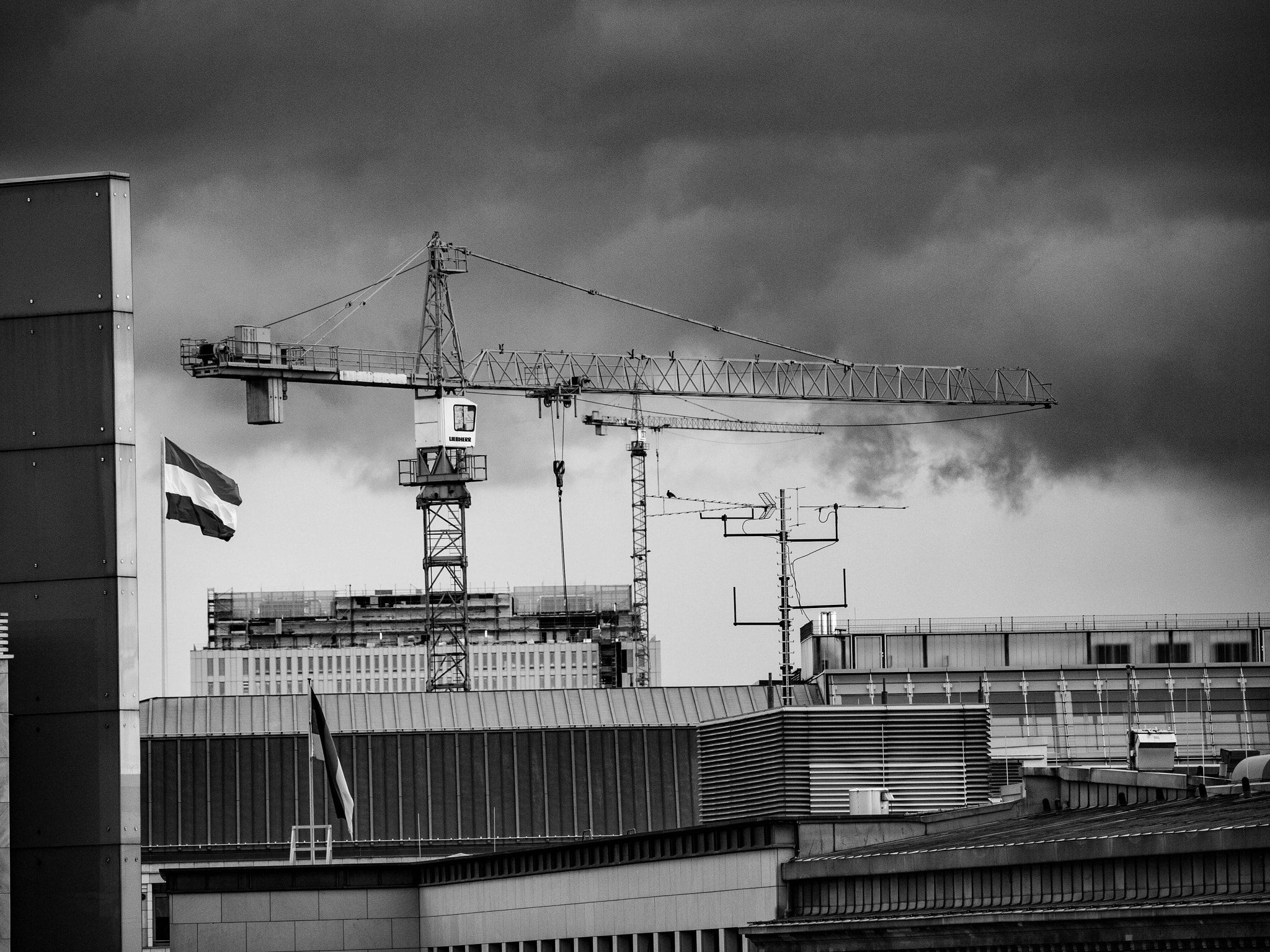Olympus E-5 sample photo. Berlin bw photography