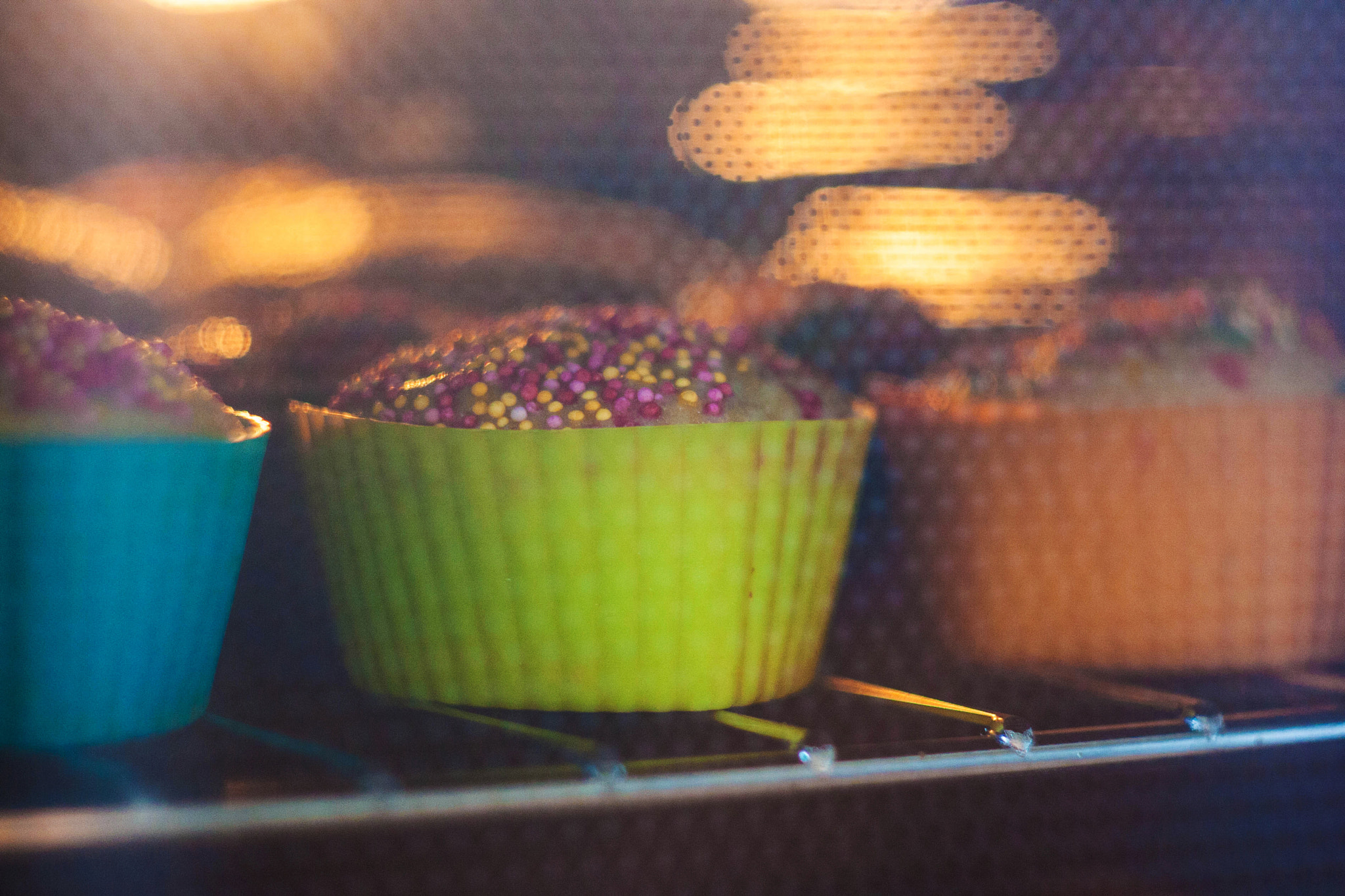 Canon EF 35-80mm f/4-5.6 sample photo. Cupcakes in warm photography