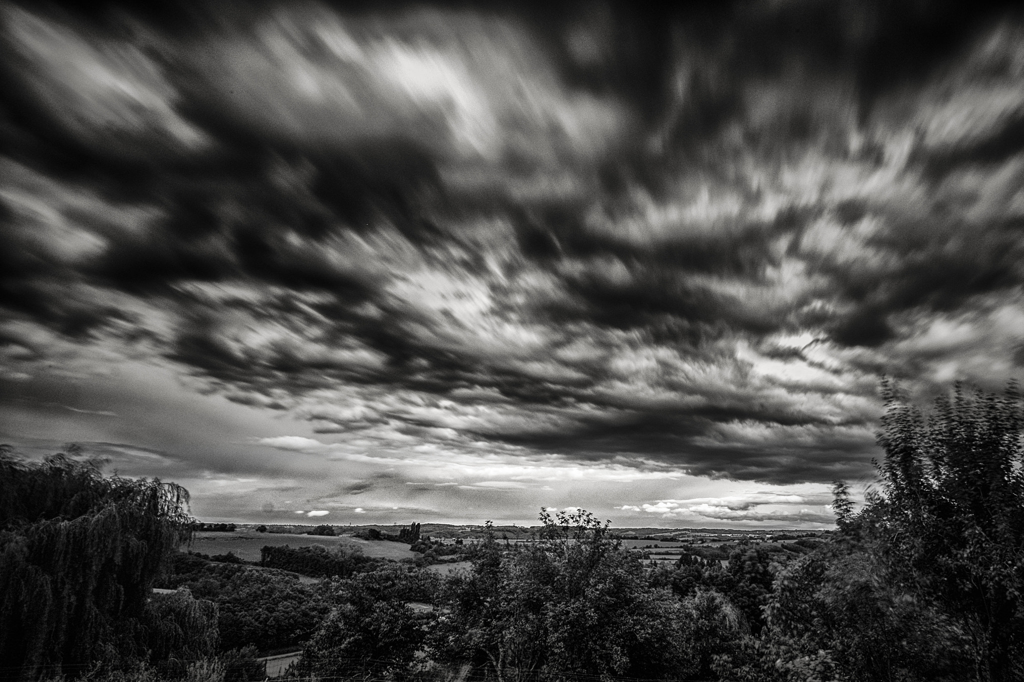 ZEISS Touit 12mm F2.8 sample photo. Violent skies - isère - france photography