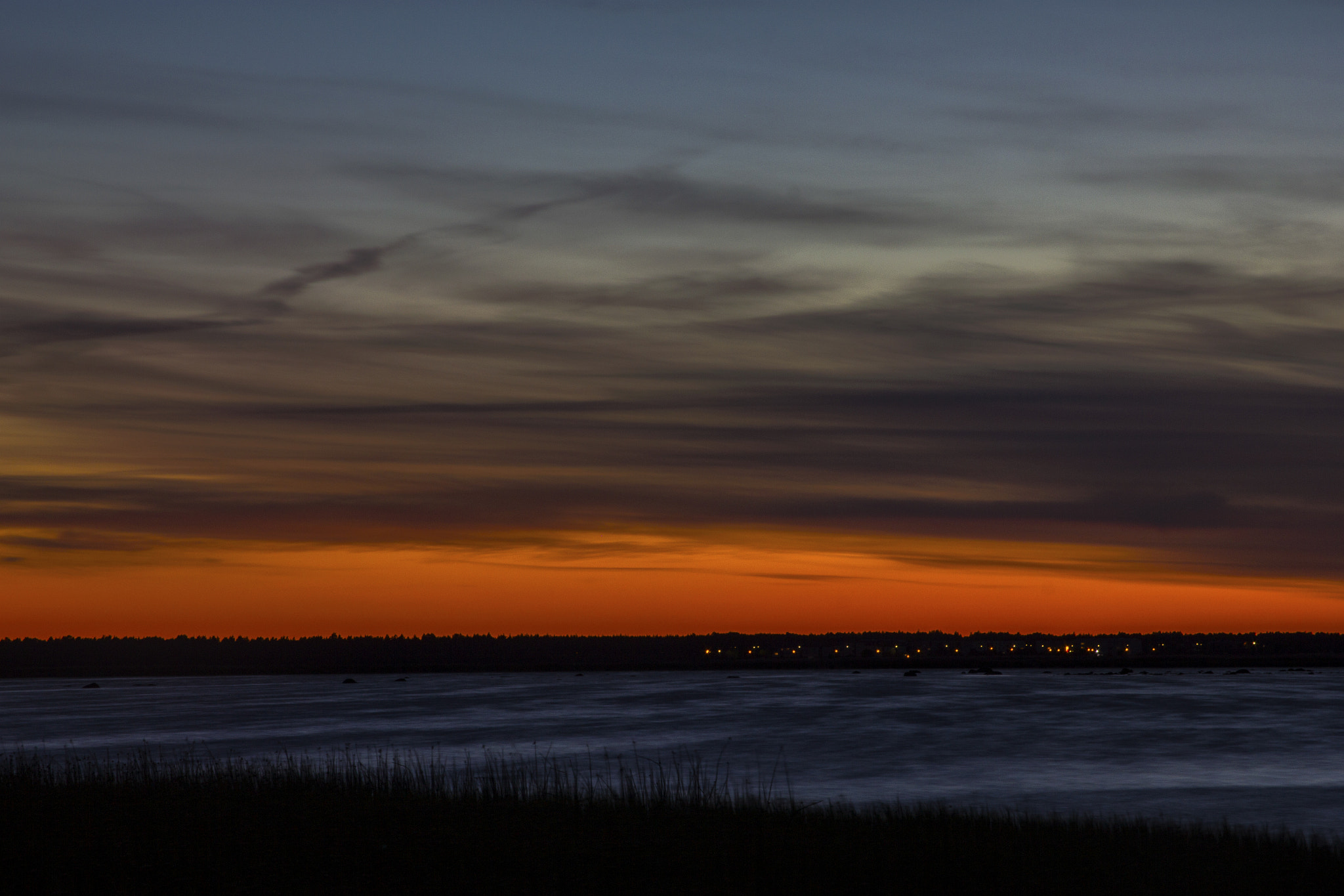Canon EF 24-85mm F3.5-4.5 USM sample photo. Distant lights photography