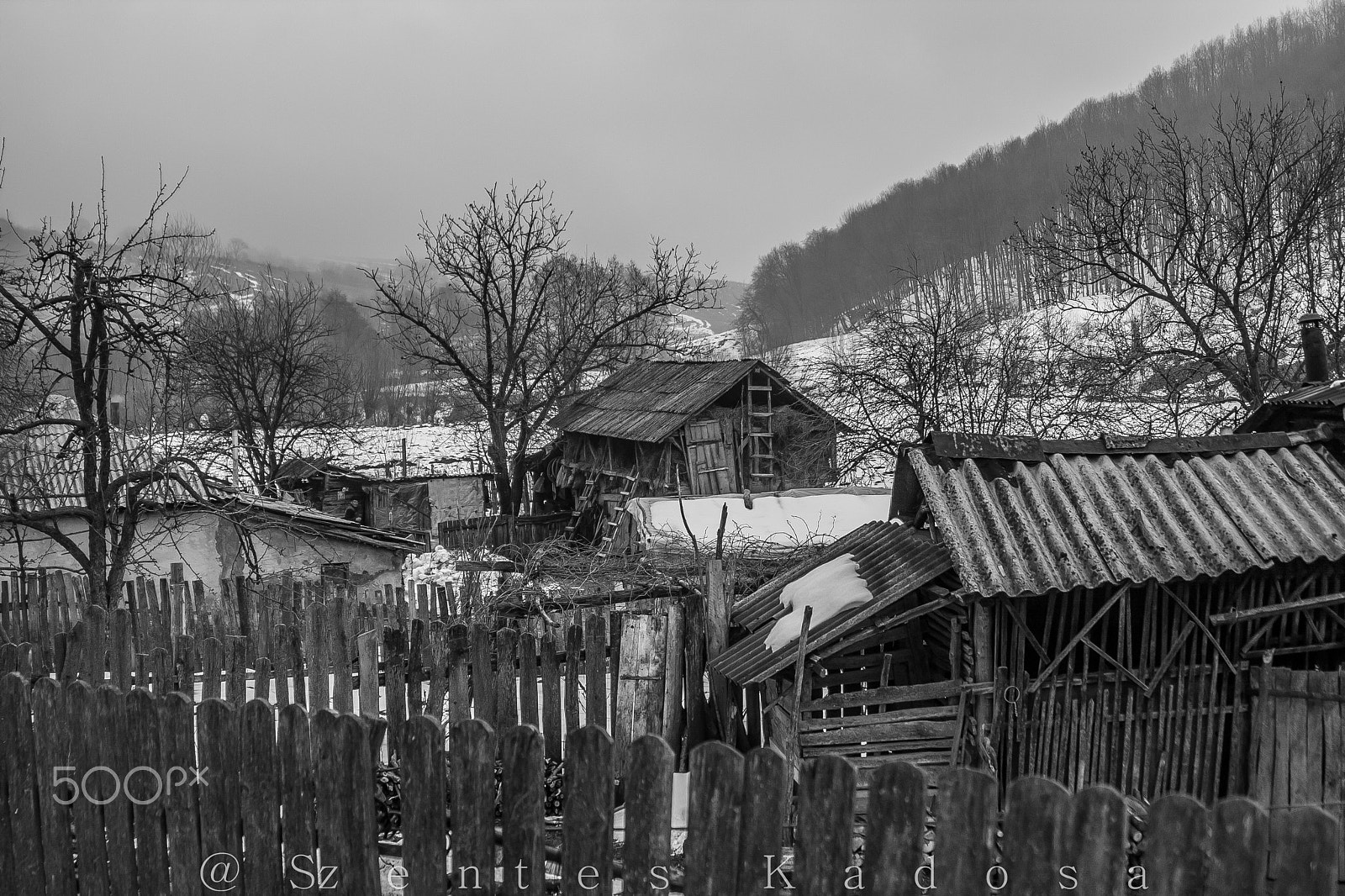 Canon EOS 40D sample photo. Poor village photography
