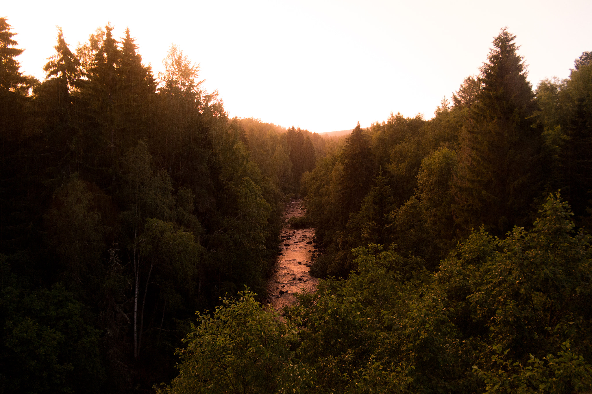 Samsung NX200 + Samsung NX 18-55mm F3.5-5.6 OIS sample photo. Rainy swedish sunsett photography