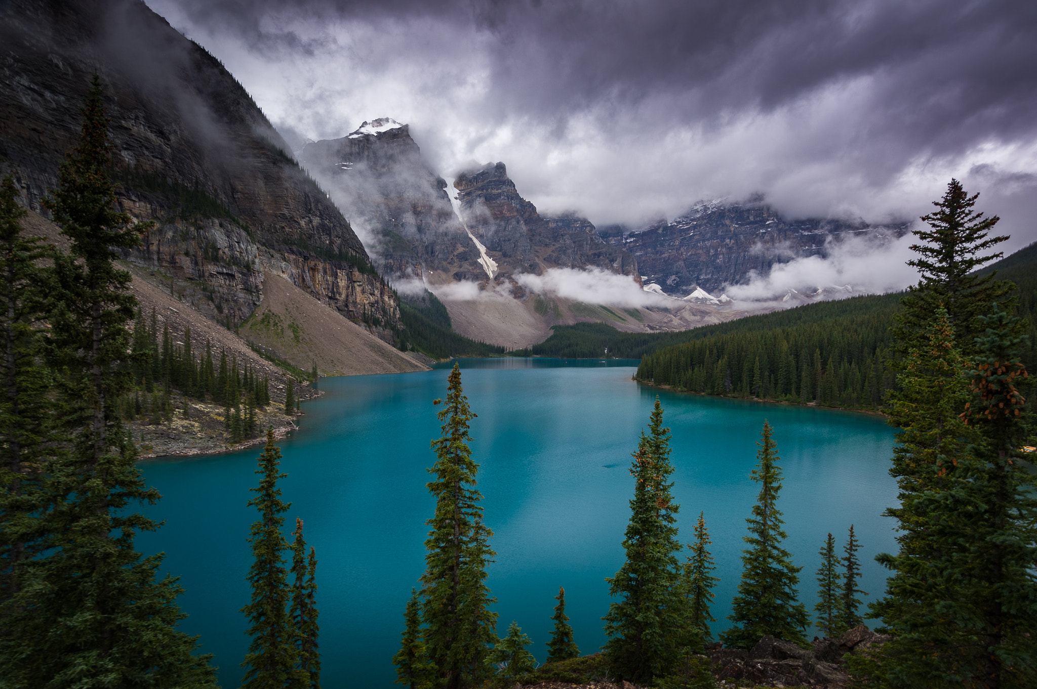 Sigma 10-20mm F3.5 EX DC HSM sample photo. Moody lake moraine photography