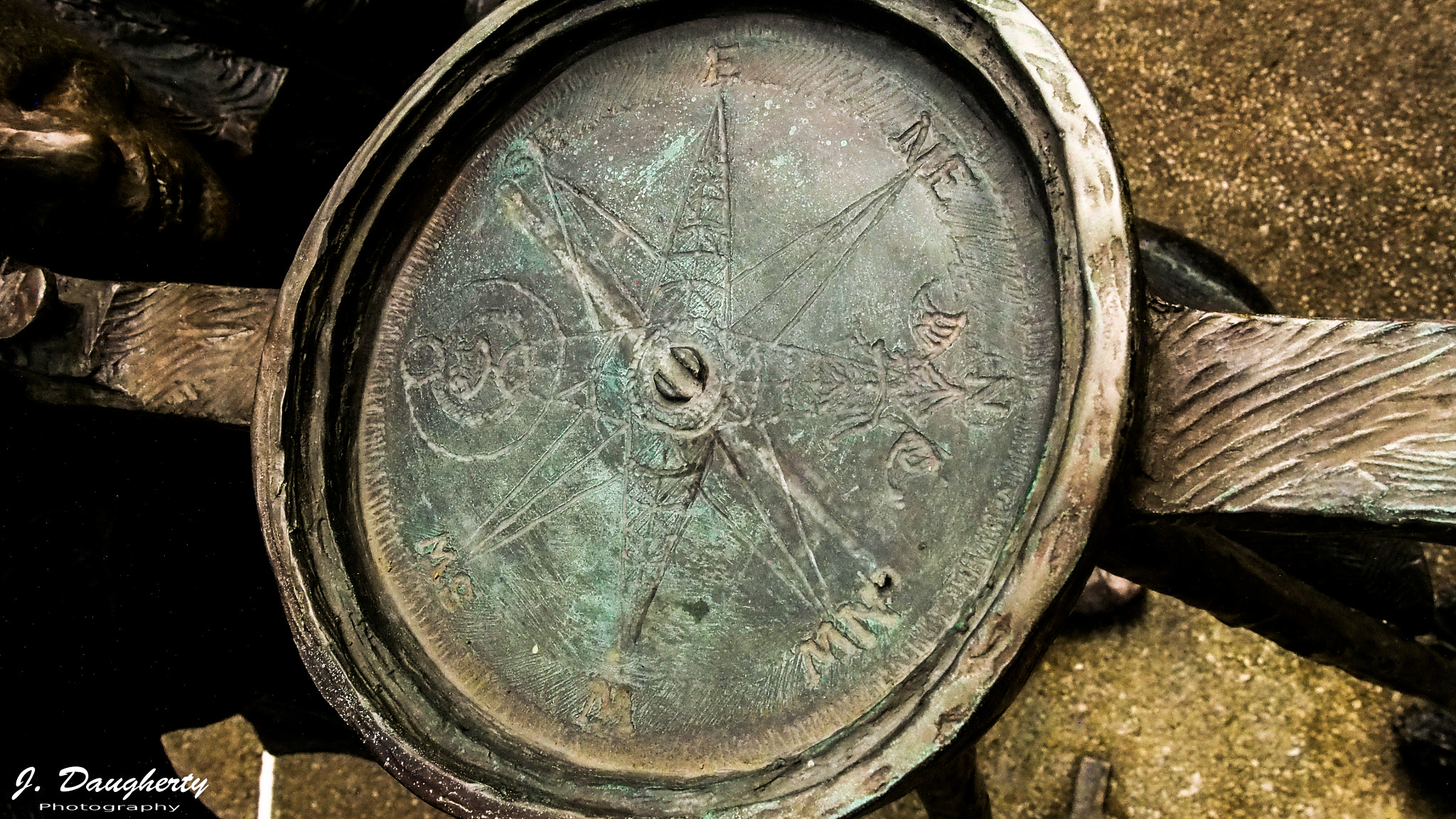 Olympus PEN E-PM2 sample photo. Copper compass photography