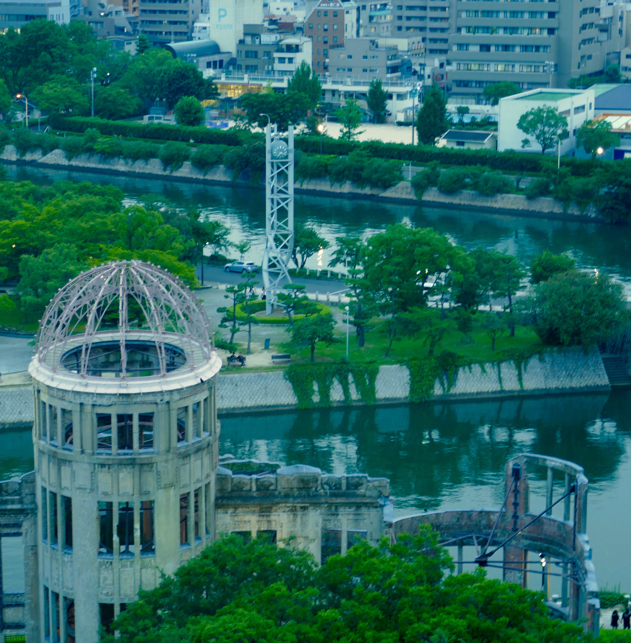 Panasonic DMC-TX1 sample photo. 原爆ドーム atomic bomb dome photography