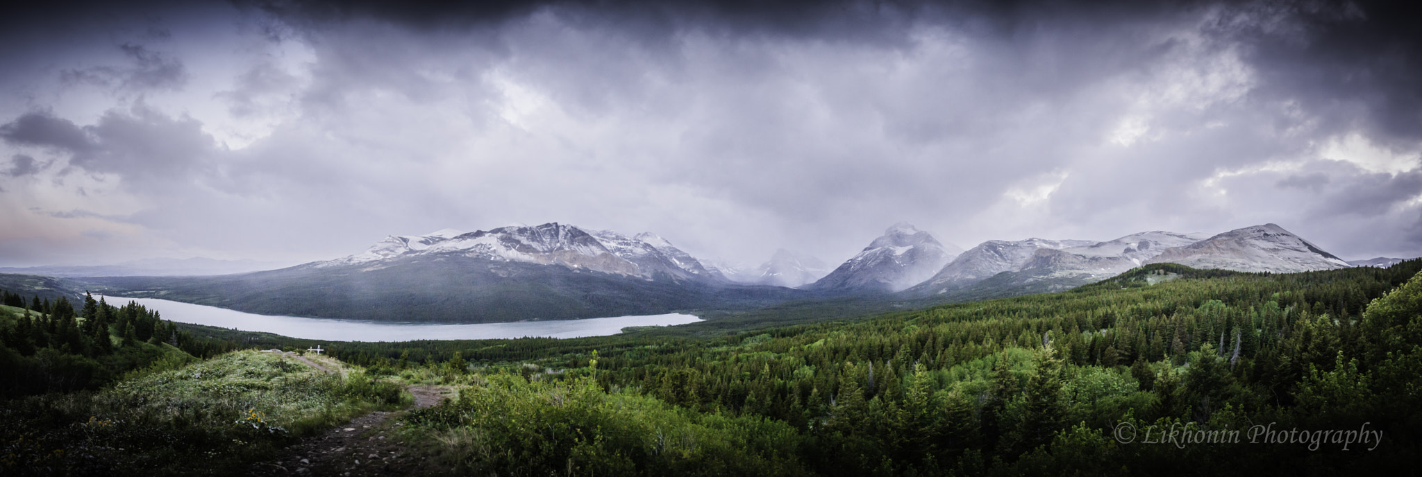 Nikon D300S sample photo. "east glacier forest" photography