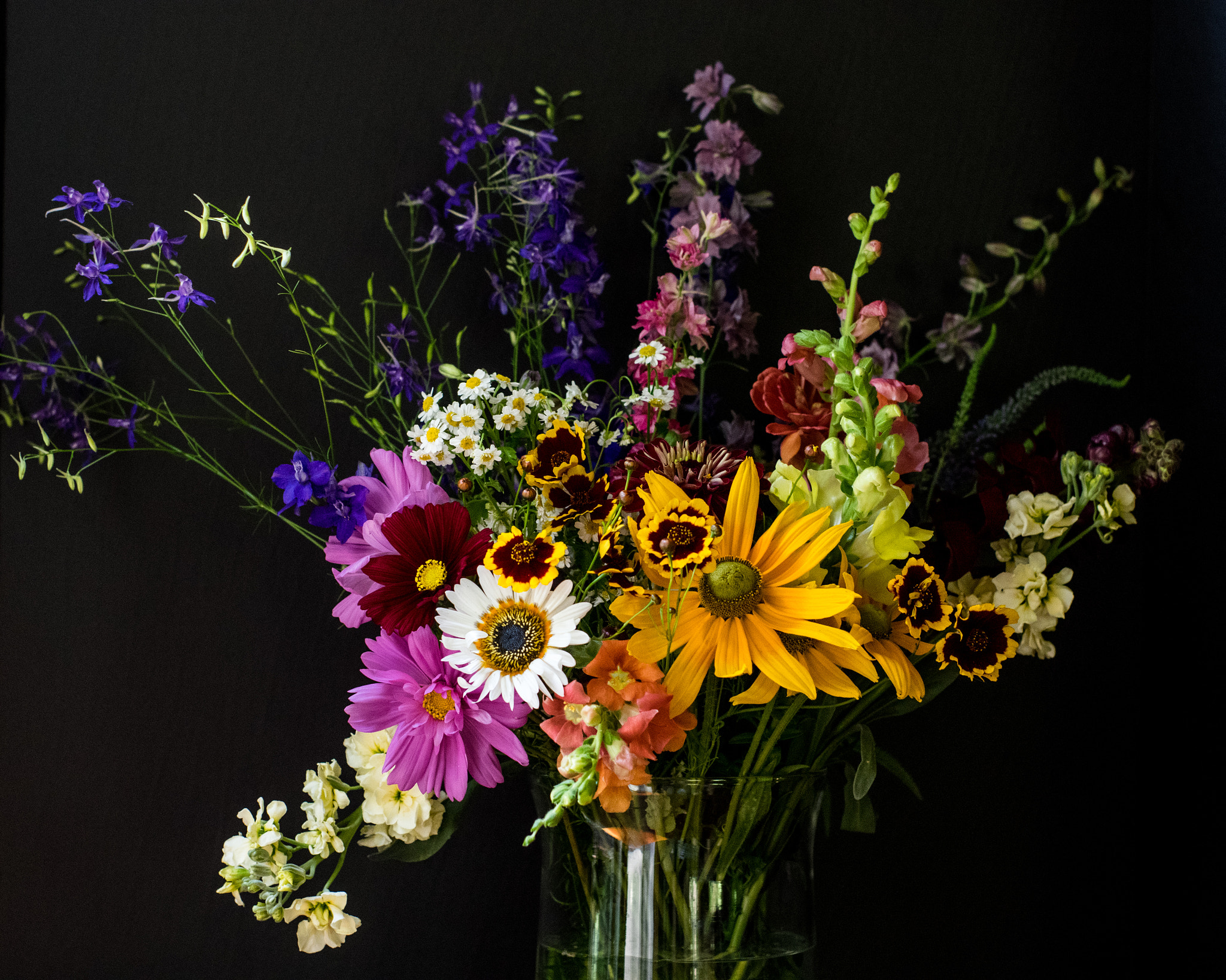 Pentax K-3 + Pentax smc FA 50mm F1.4 sample photo. Flowers from the farmer market photography
