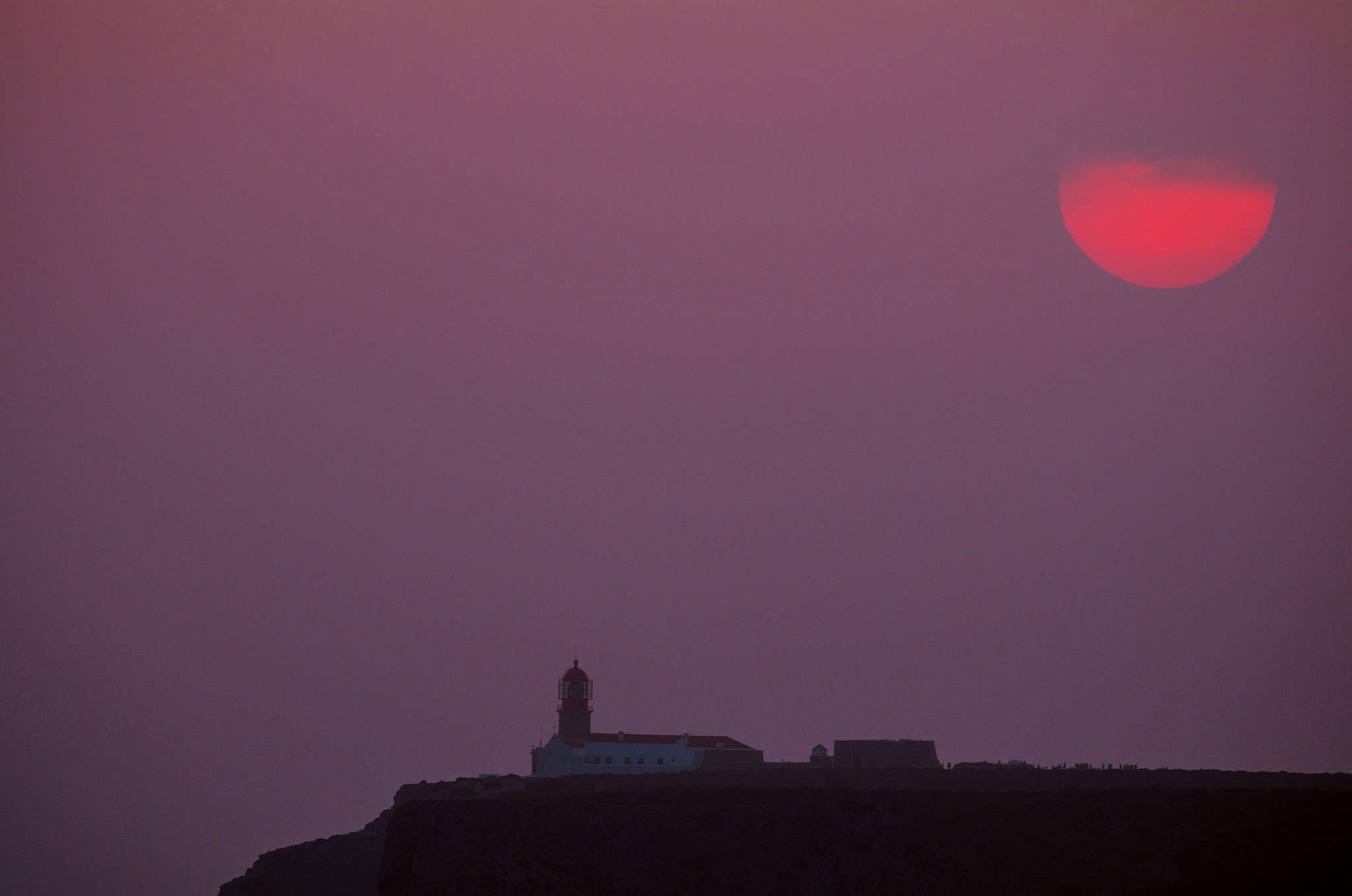 Nikon D5100 + Tamron SP 150-600mm F5-6.3 Di VC USD sample photo. Fin del día sagres photography