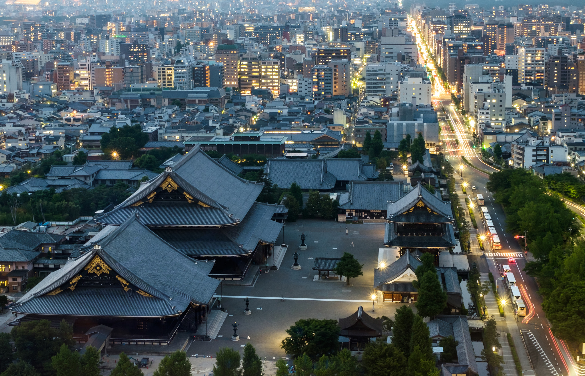 Fujifilm XC 16-50mm F3.5-5.6 OIS II sample photo. Kyoto from kyoto tower again photography