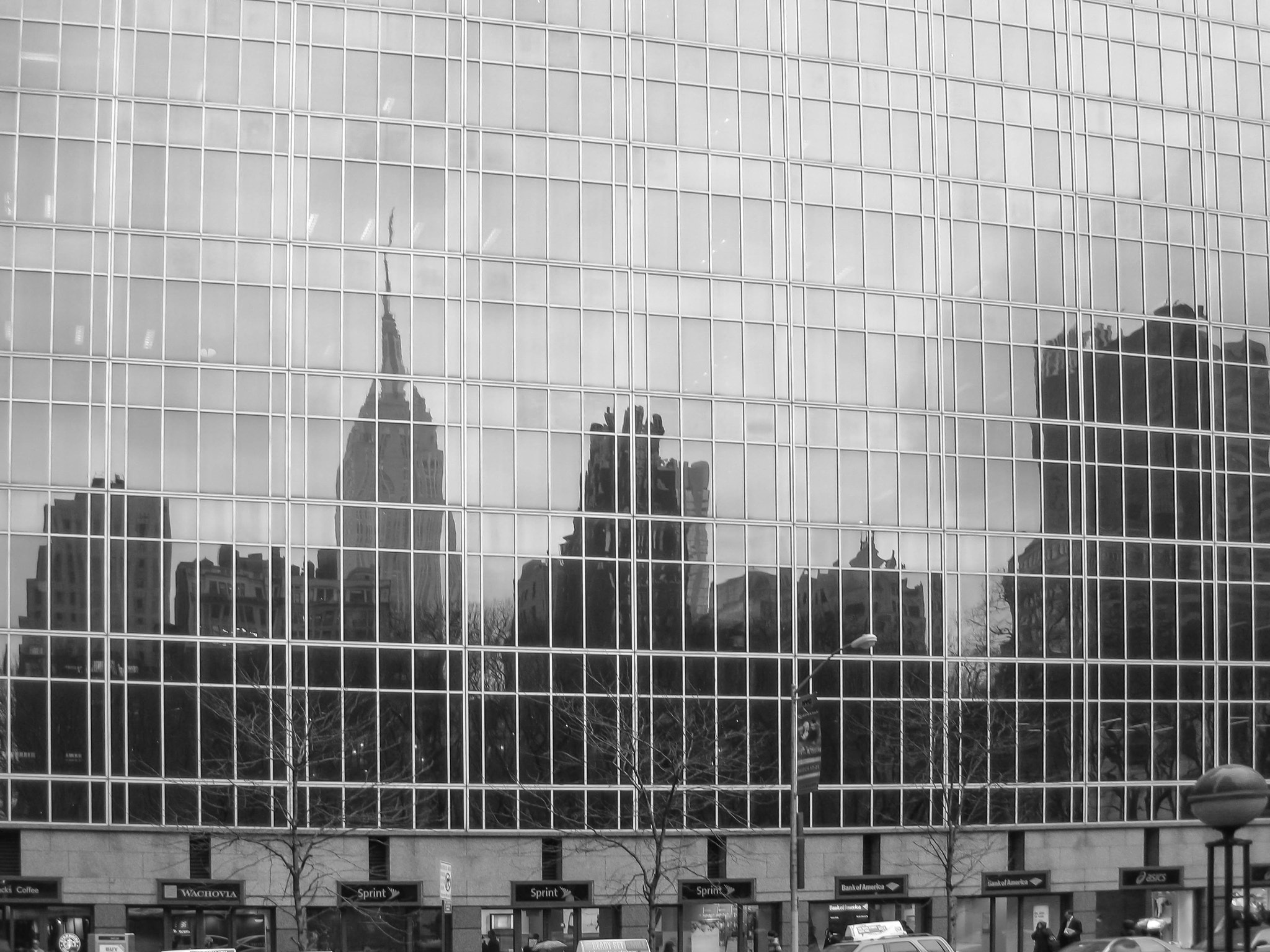 Canon PowerShot SD790 IS (Digital IXUS 90 IS / IXY Digital 95 IS) sample photo. New york city (usa) - mirror houses photography