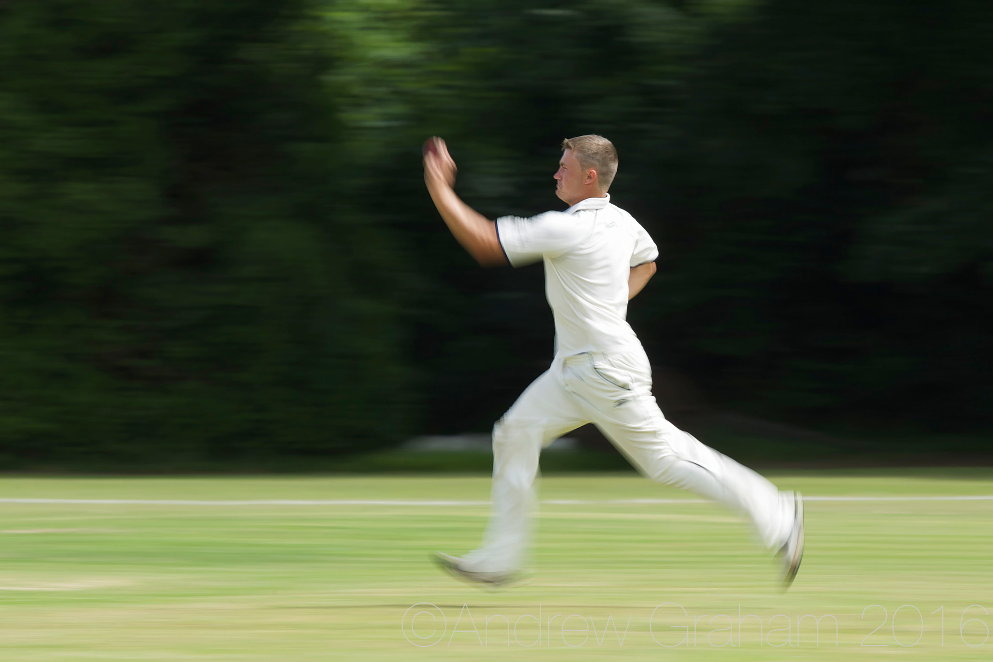 Canon EF 100-400mm F4.5-5.6L IS USM sample photo. Fast bowler photography