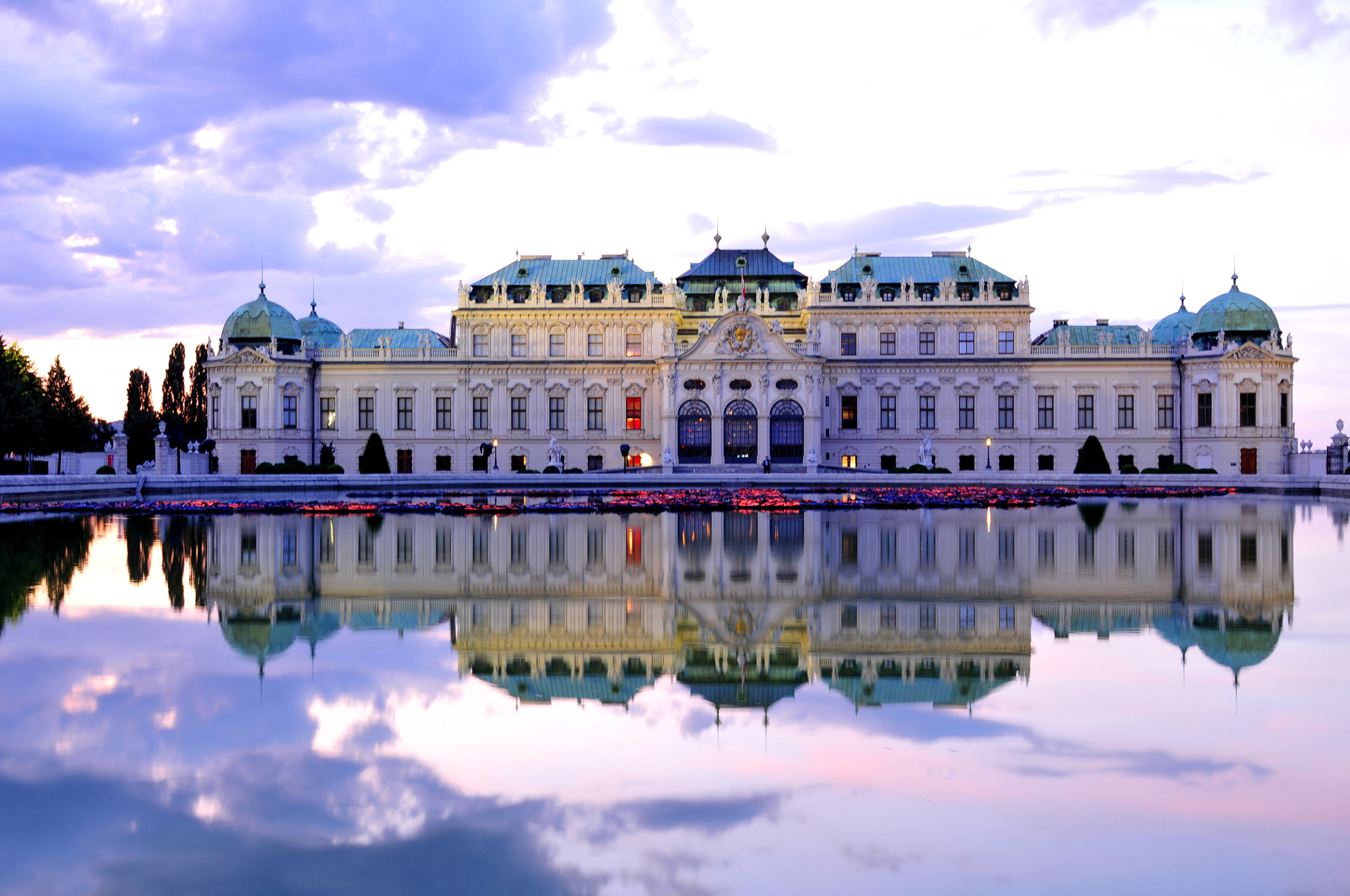 Nikon AF-S Nikkor 16-35mm F4G ED VR sample photo. Belvedere  picture , vienna photography