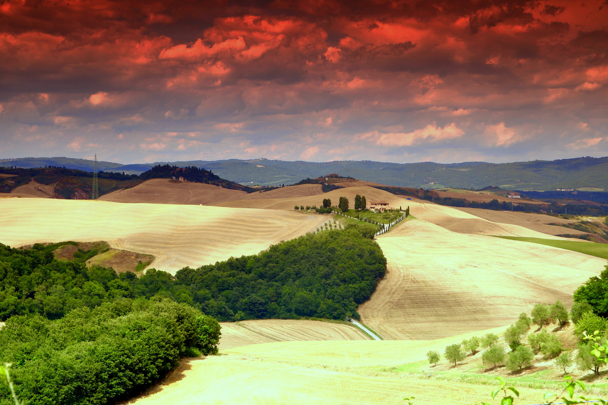 Sigma 17-70mm F2.8-4 DC Macro OS HSM sample photo. Colline senesi photography
